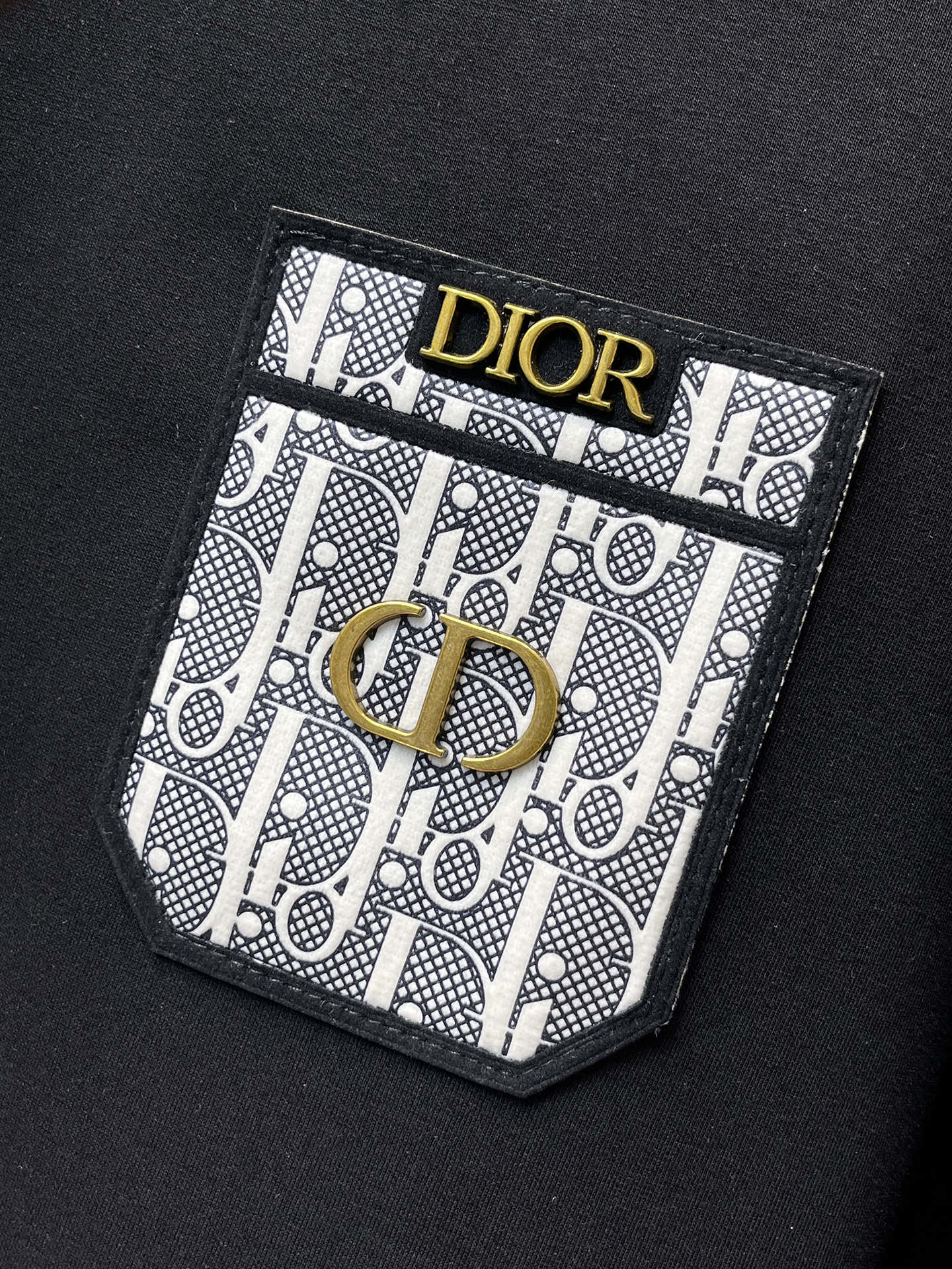 Dior Male Hoodie Cotton Black Xs-s-m-l