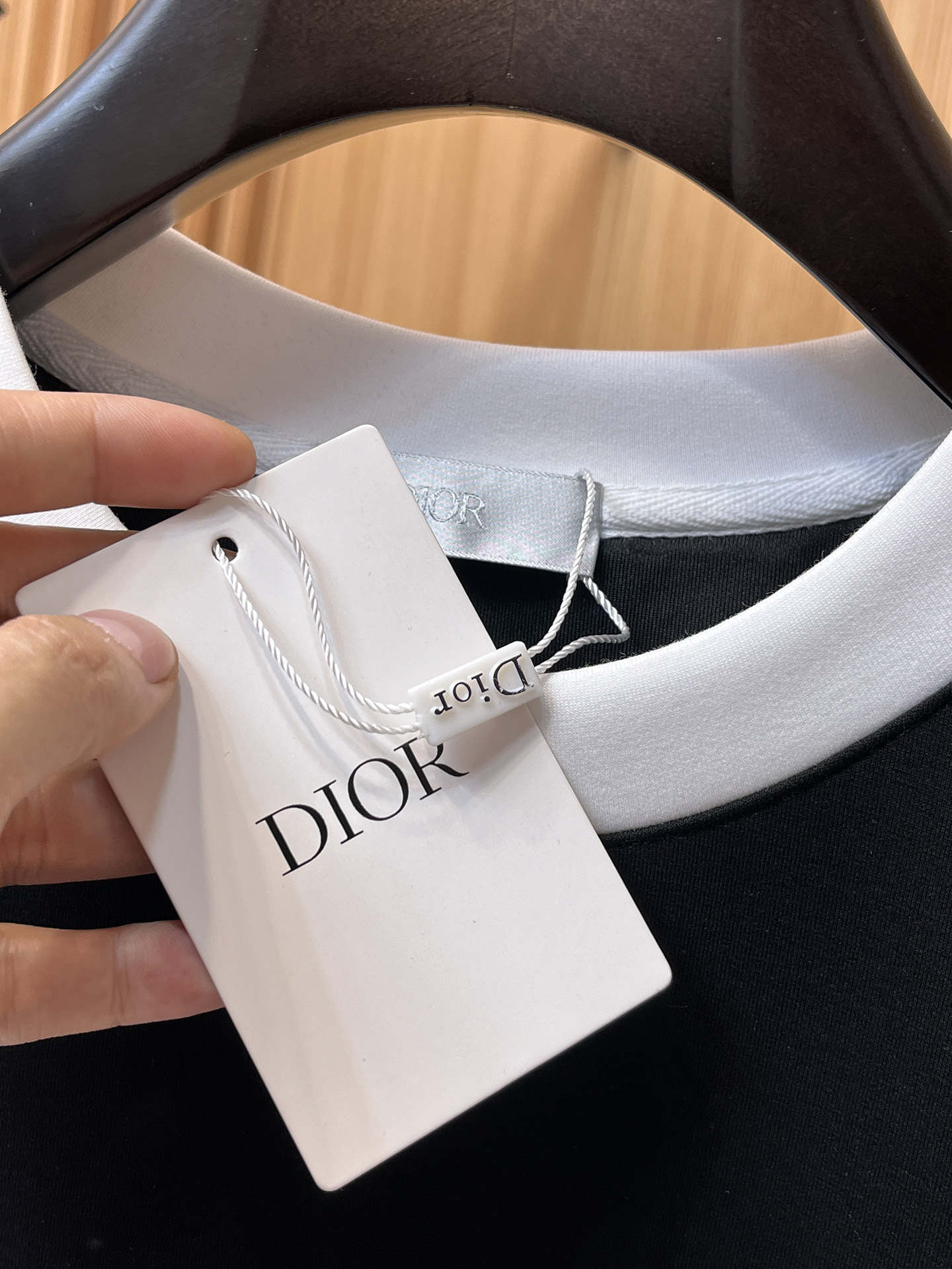 Dior Male Hoodie Cotton Black Xs-s-m-l