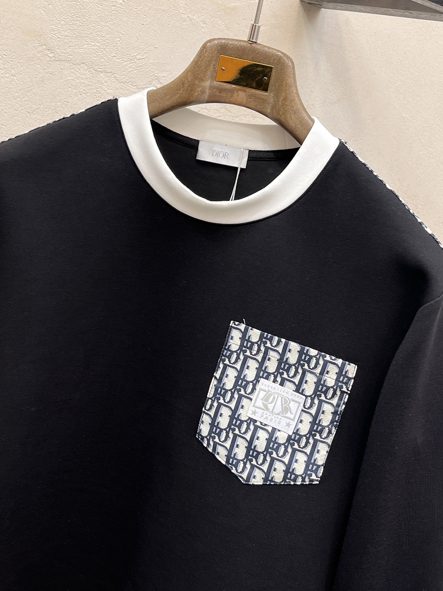 Dior Male Hoodie Cotton Black Xs-s-m-l