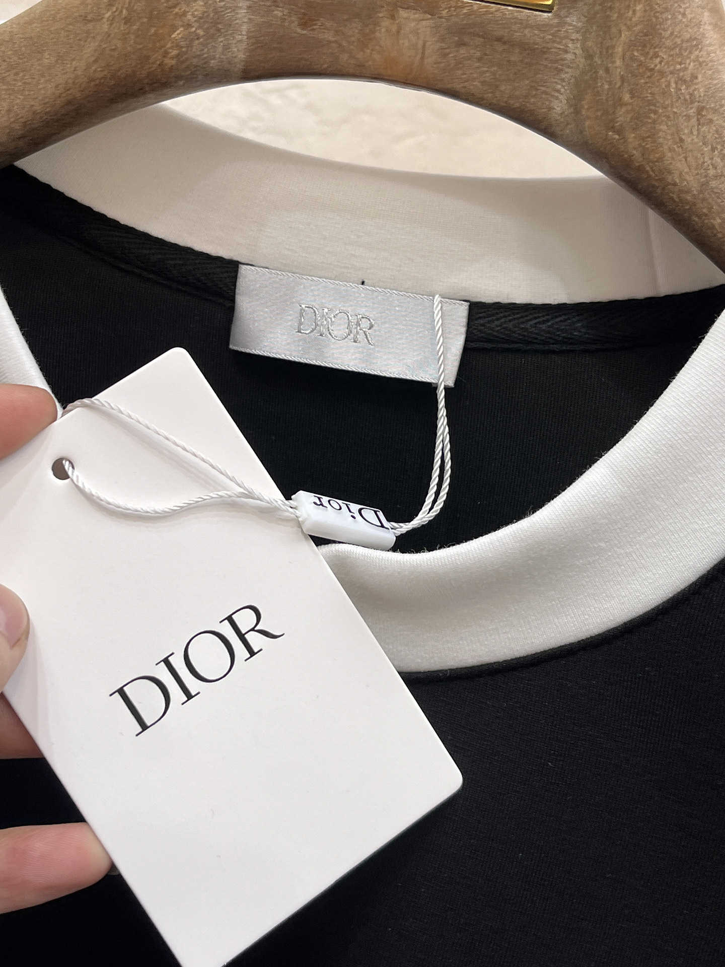 Dior Male Hoodie Cotton Black Xs-s-m-l