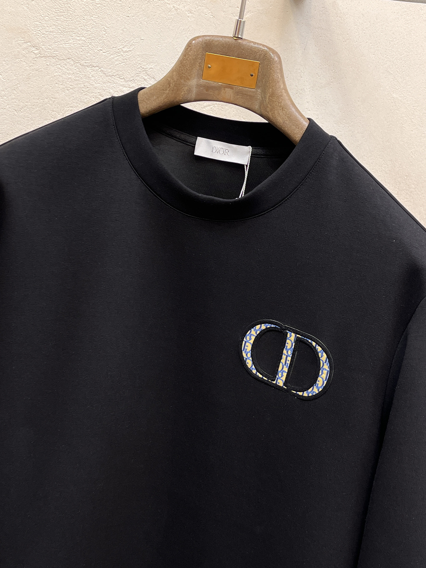 Dior Male Hoodie Cotton Black Xs-s-m-l