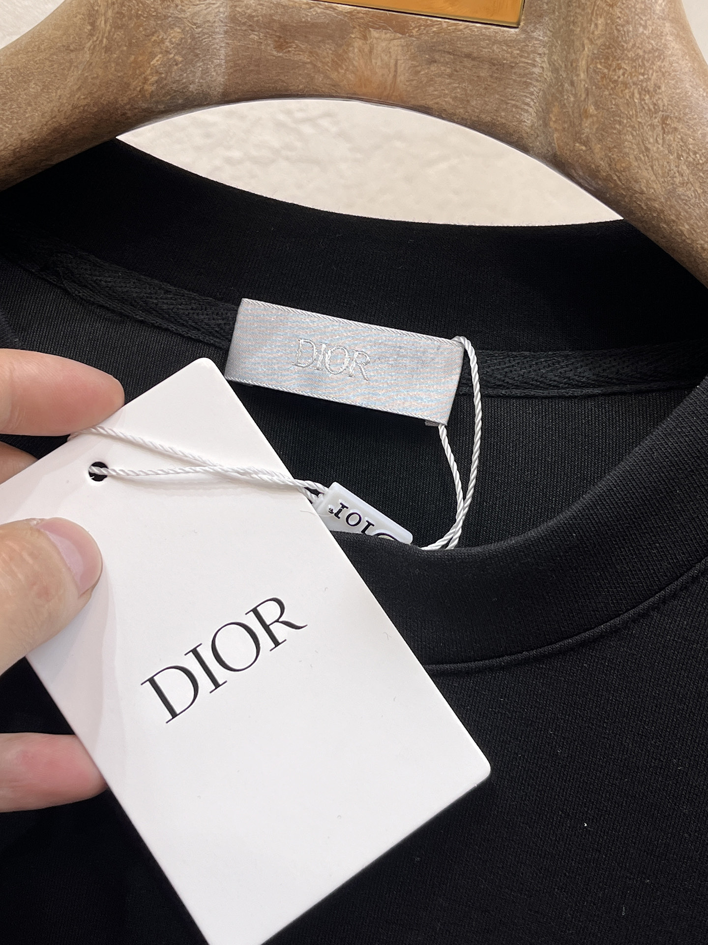 Dior Male Hoodie Cotton Black Xs-s-m-l