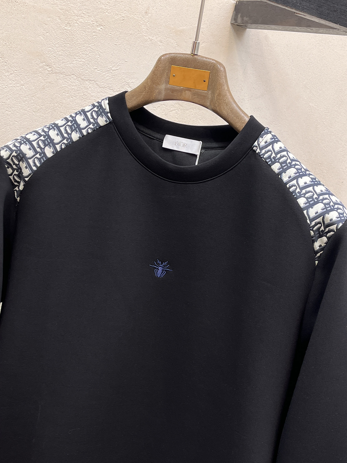 Dior Male Hoodie Cotton Black Xs-s-m-l