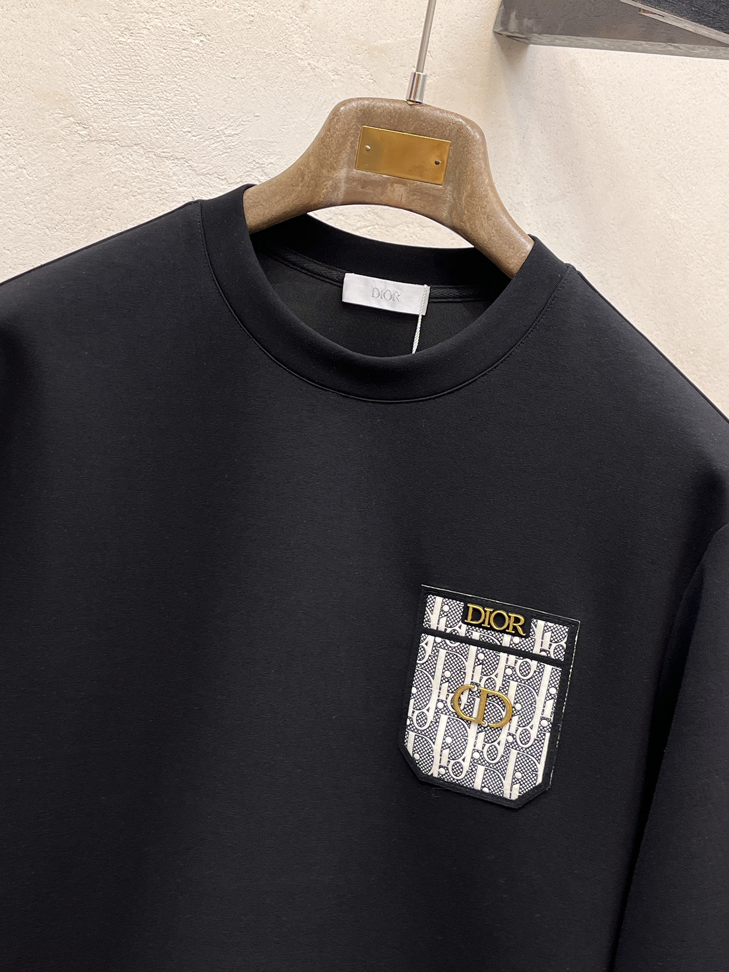 Dior Male Hoodie Cotton Black Xs-s-m-l