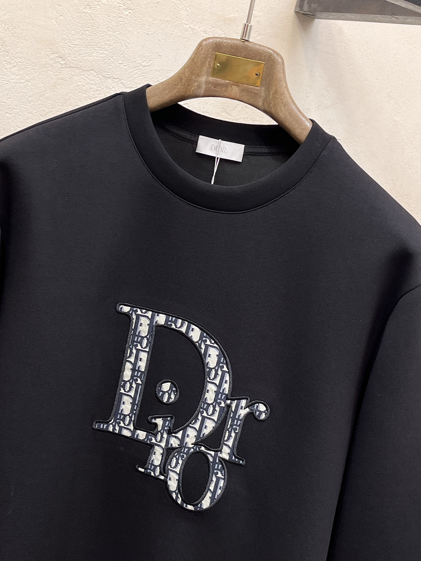 Dior Male Hoodie Cotton Black Xs-s-m-l