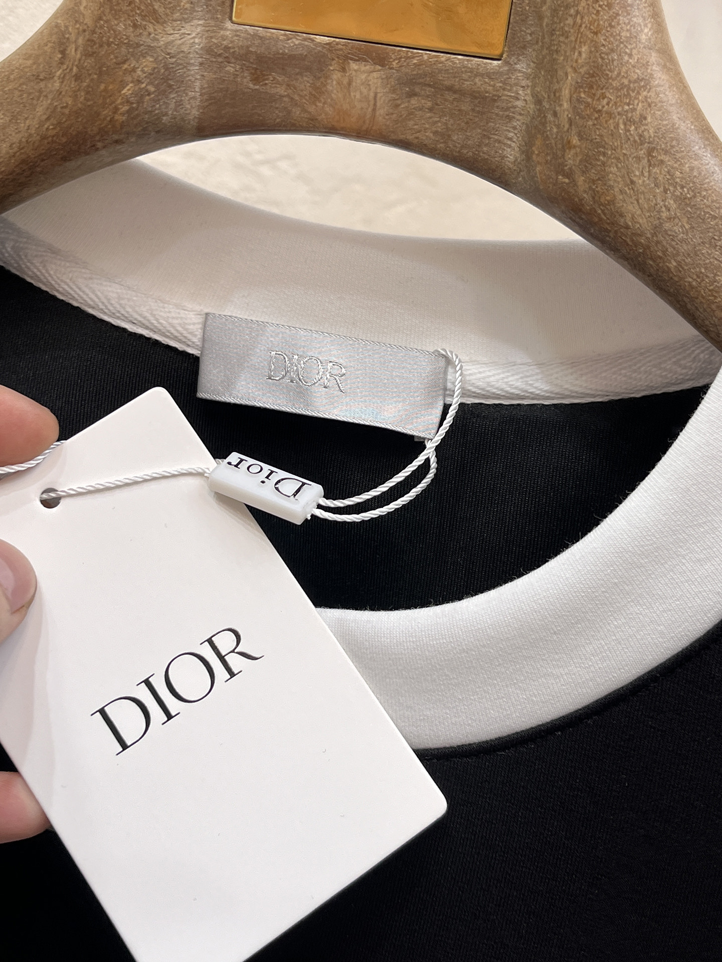 Dior Male Hoodie Cotton Black Xs-s-m-l