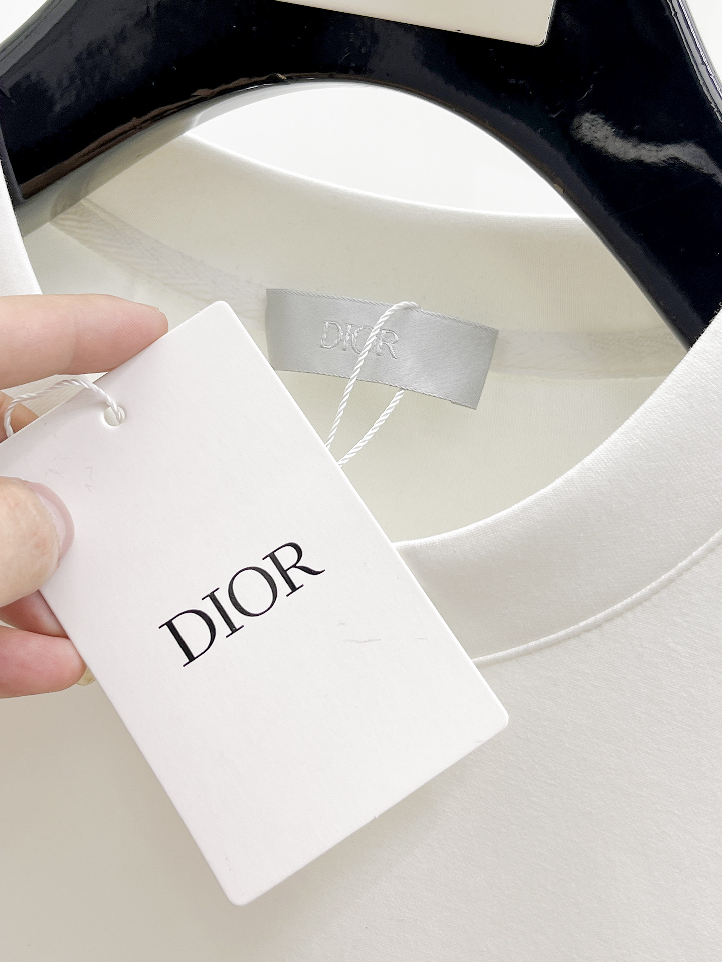 Dior Male Hoodie Cotton Black Xs-s-m-l