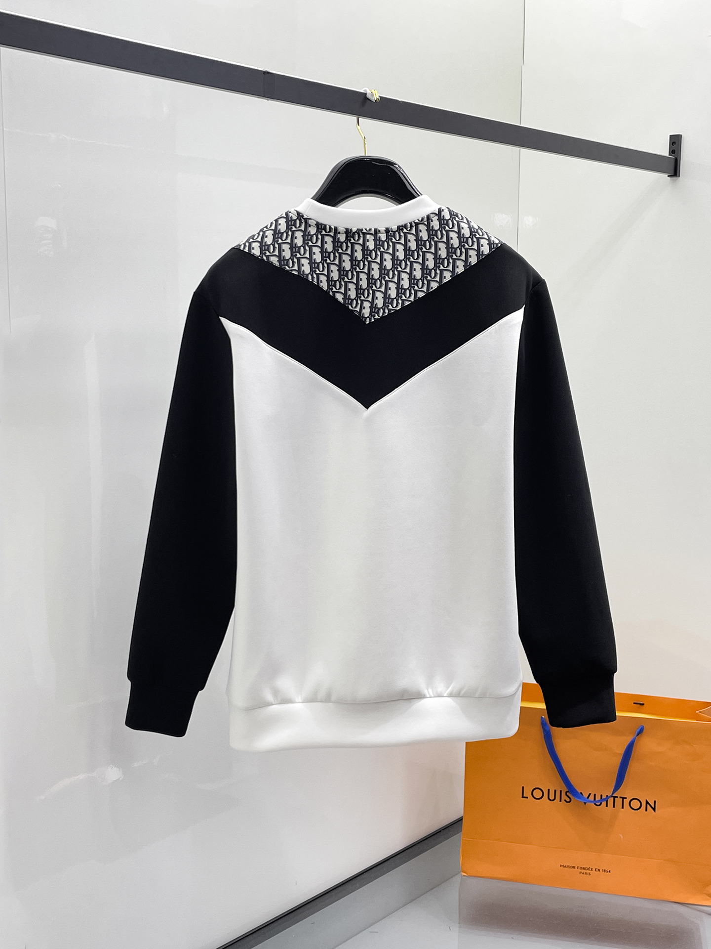 Dior Male Hoodie Cotton Black Xs-s-m-l