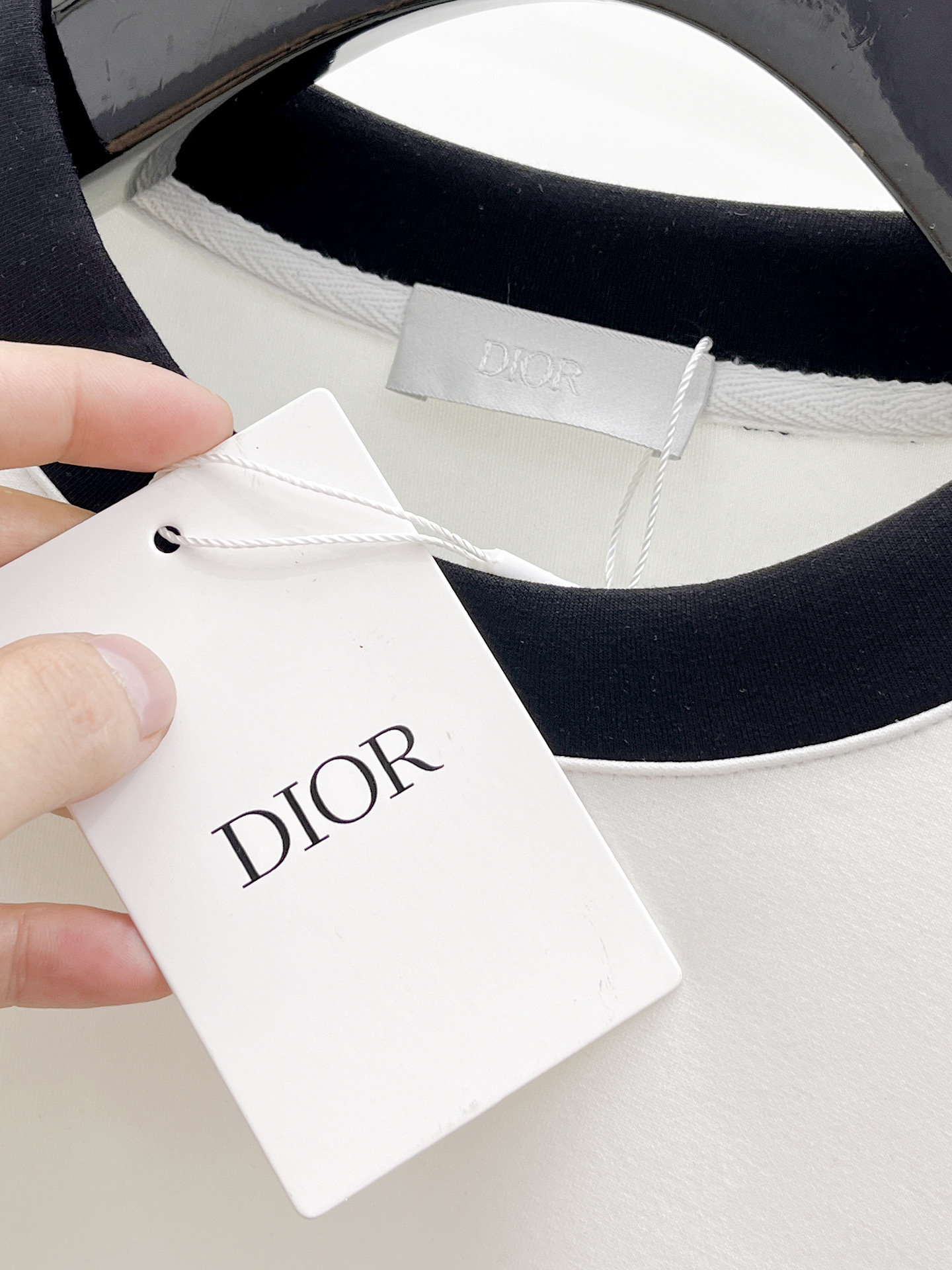 Dior Male Hoodie Cotton Black Xs-s-m-l