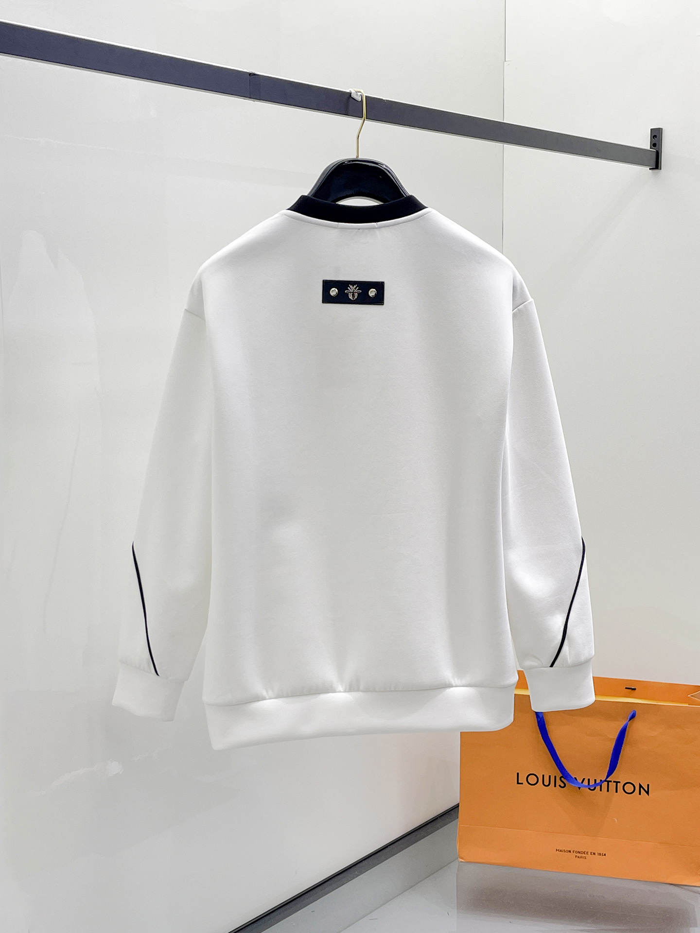 Dior Male Hoodie Cotton Black Xs-s-m-l