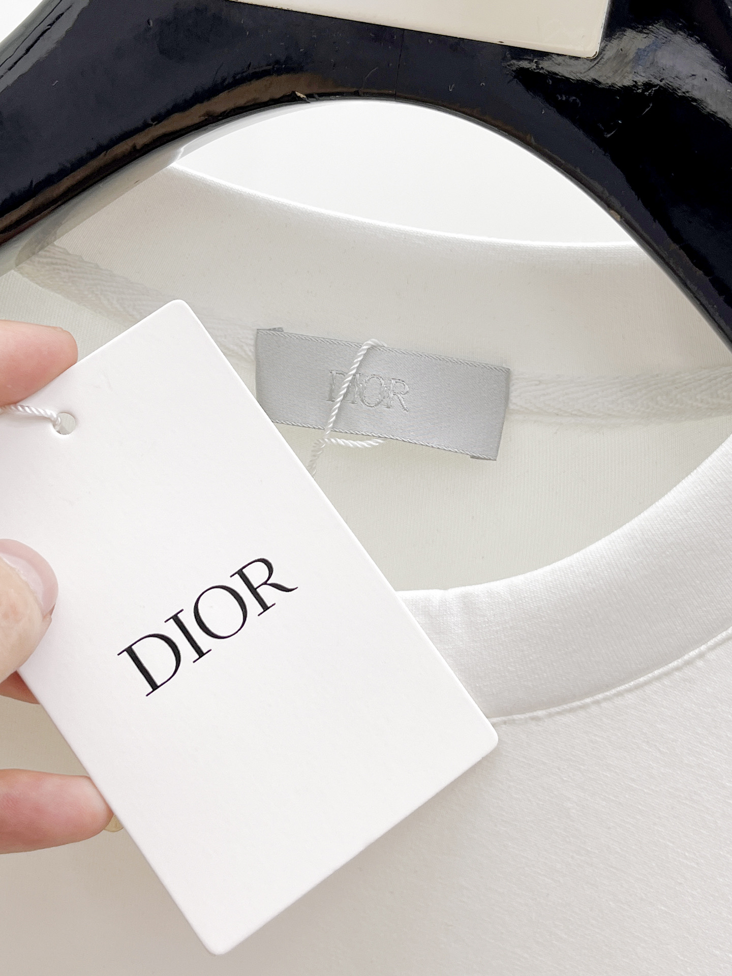 Dior Male Hoodie Cotton Black Xs-s-m-l