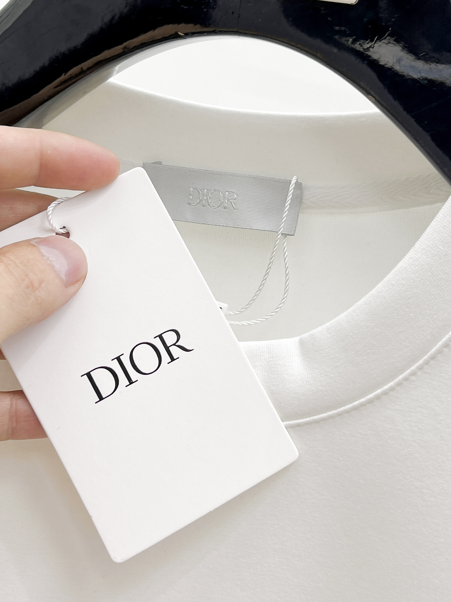 Dior Male Hoodie Cotton Black Xs-s-m-l