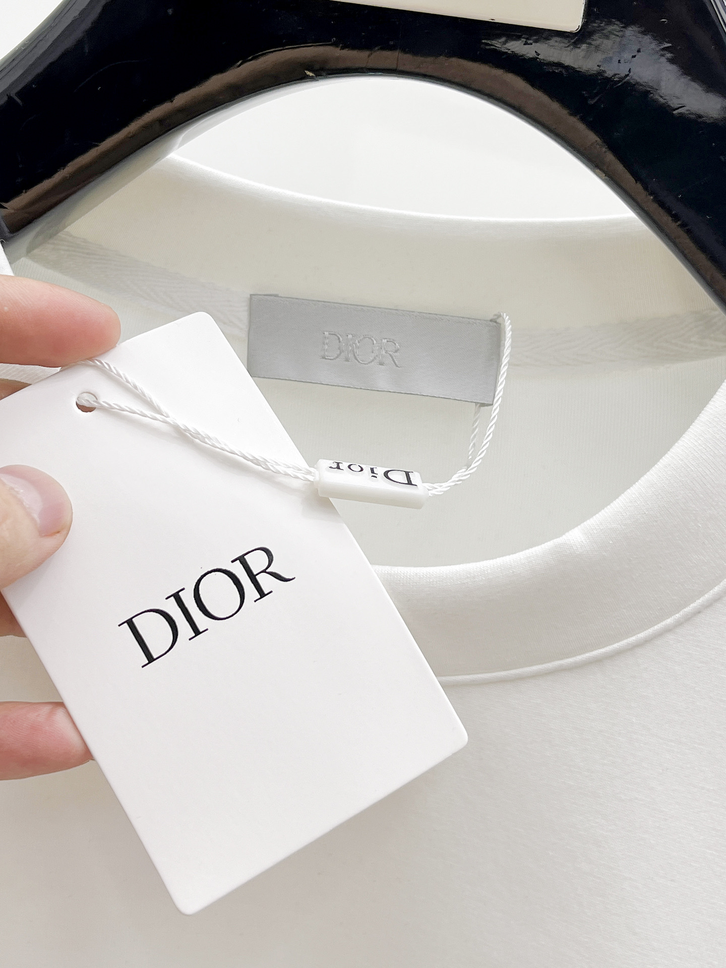 Dior Male Hoodie Cotton Black Xs-s-m-l