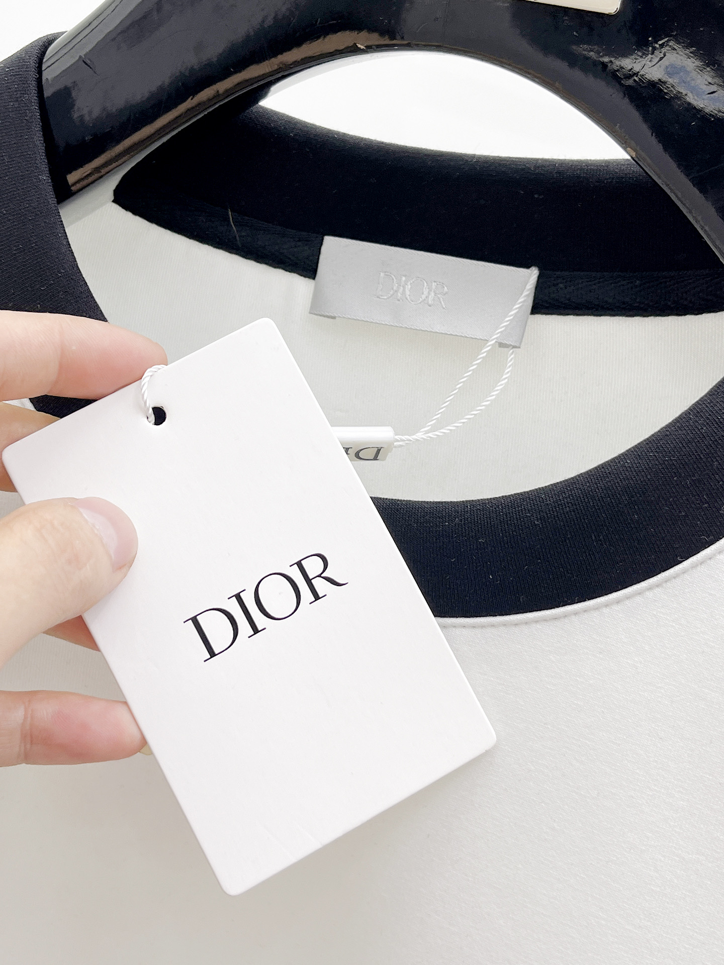 Dior Male Hoodie Cotton Black Xs-s-m-l