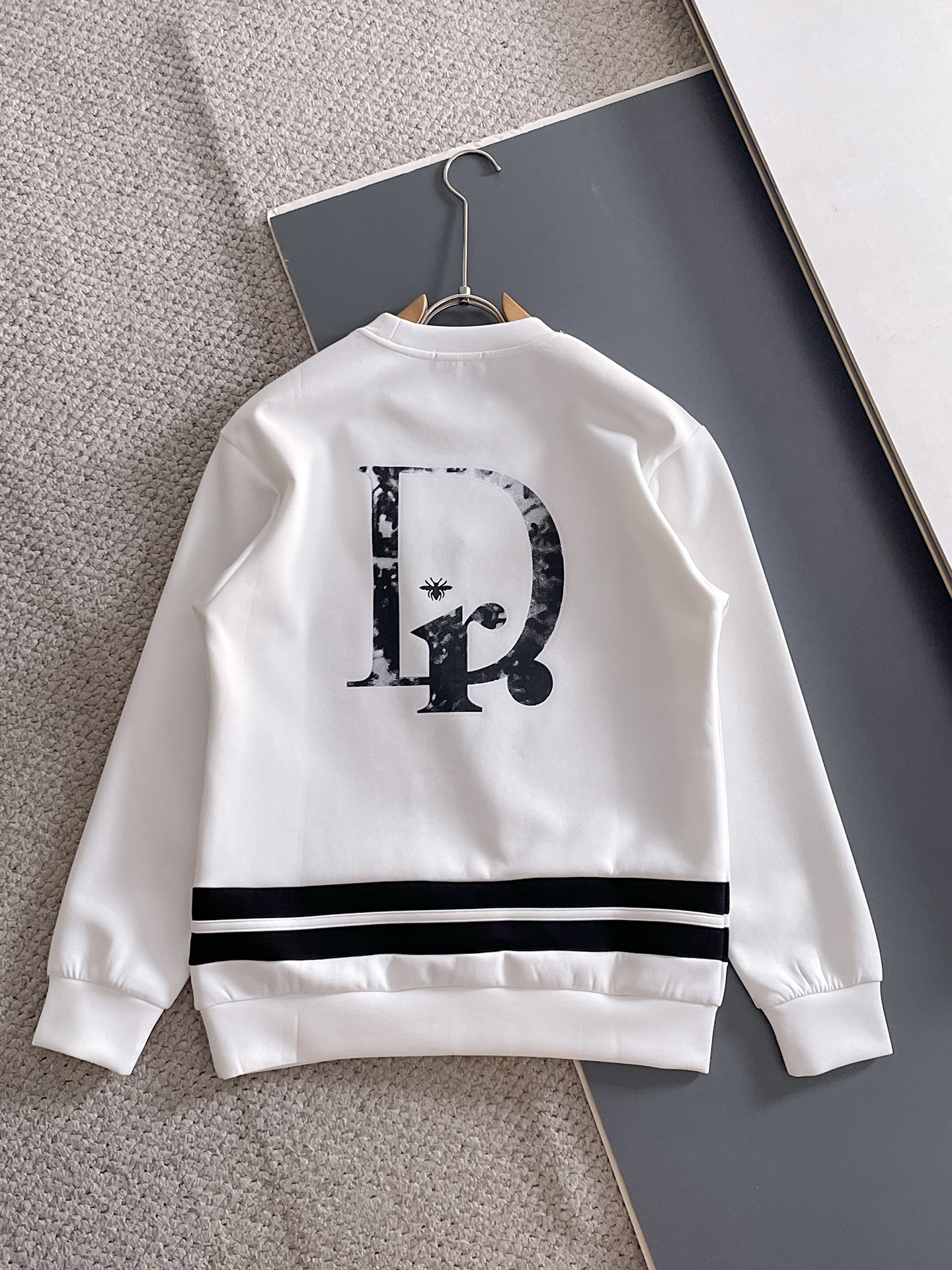 Dior Male Hoodie Cotton Black Xs-s-m-l