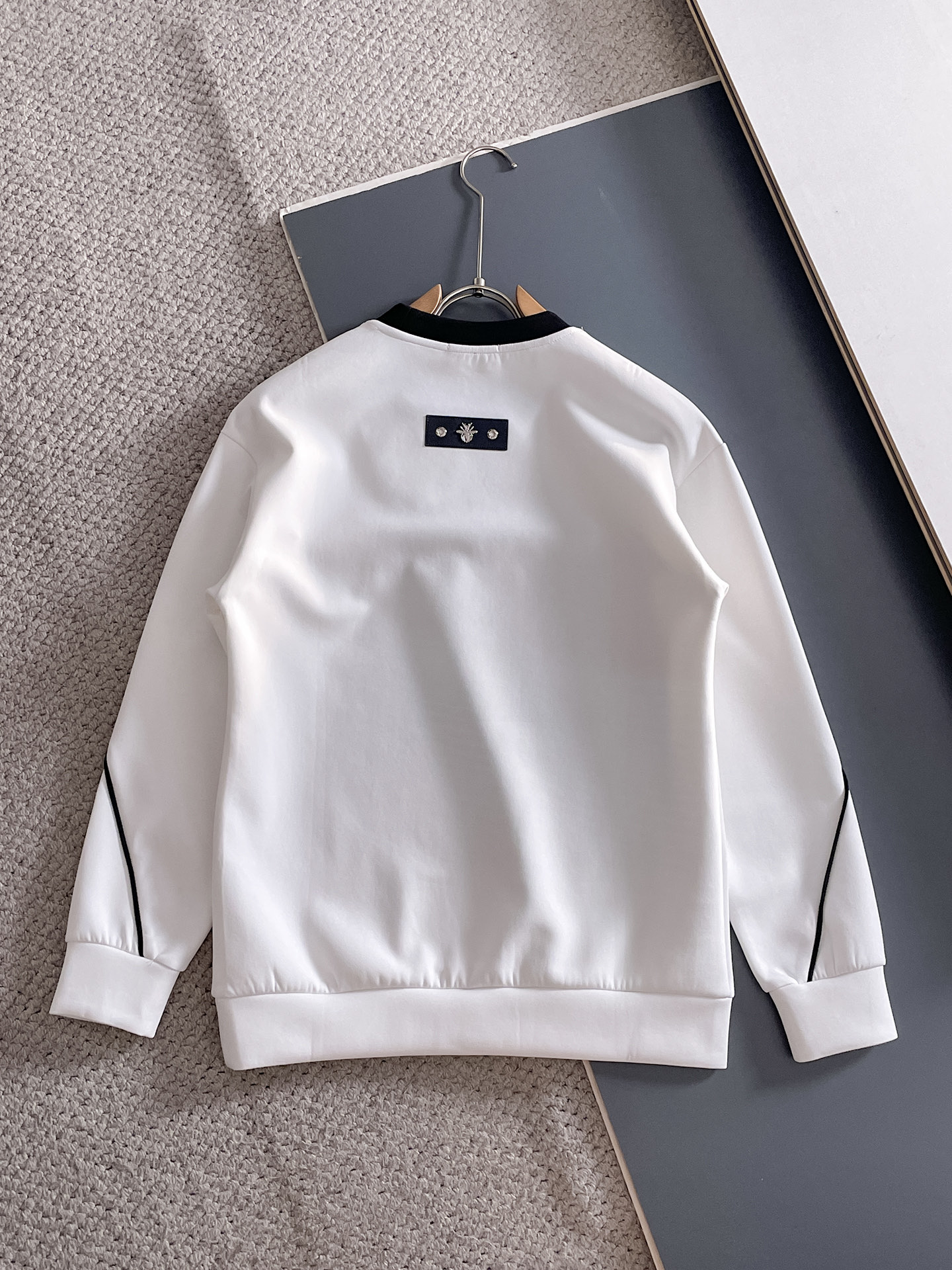 Dior Male Hoodie Cotton Black Xs-s-m-l