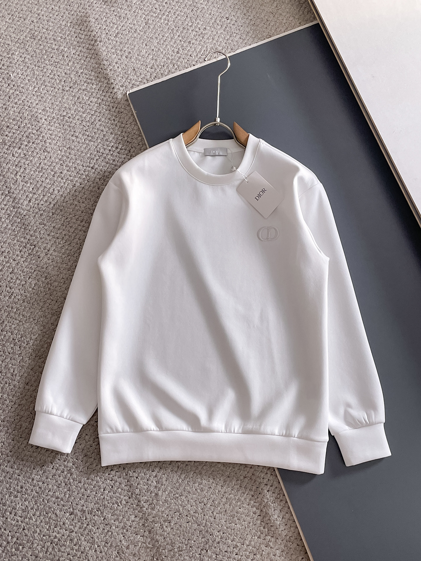 Dior Male Hoodie Cotton Black Xs-s-m-l