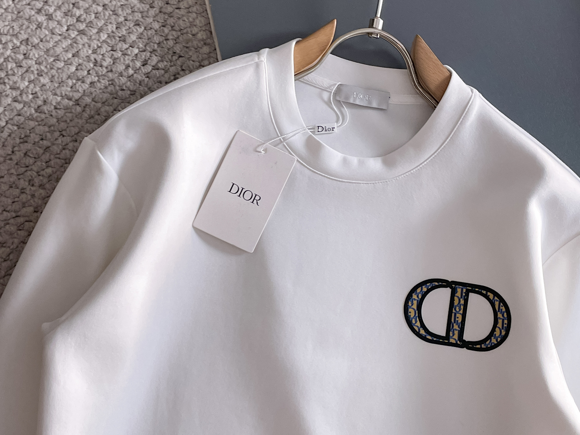 Dior Male Hoodie Cotton Black Xs-s-m-l