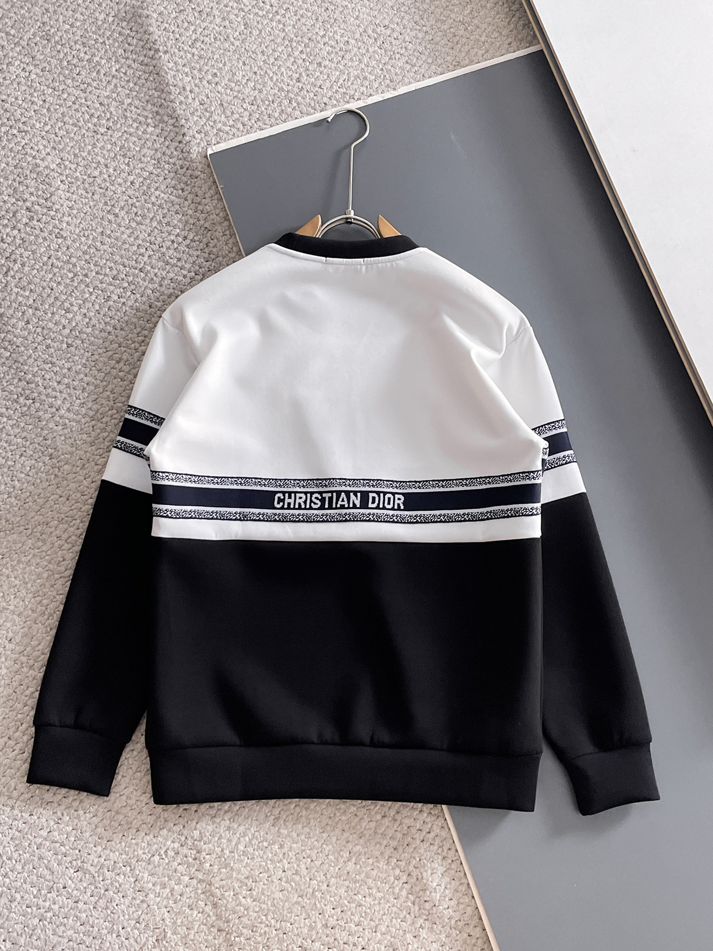 Dior Male Hoodie Cotton Black Xs-s-m-l