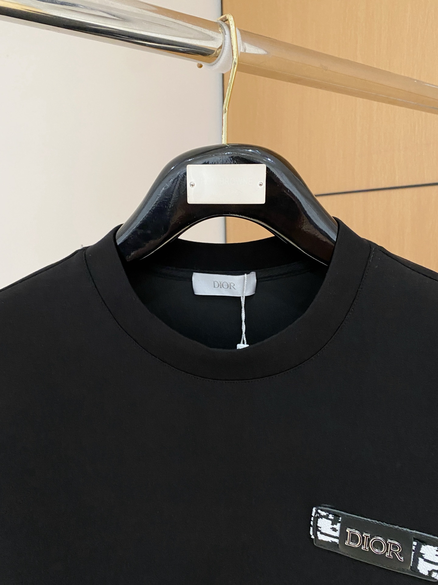 Dior Male Hoodie Cotton Black Xs-s-m-l