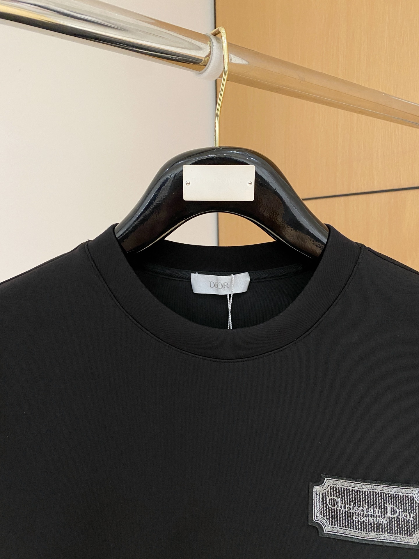 Dior Male Hoodie Cotton Black Xs-s-m-l