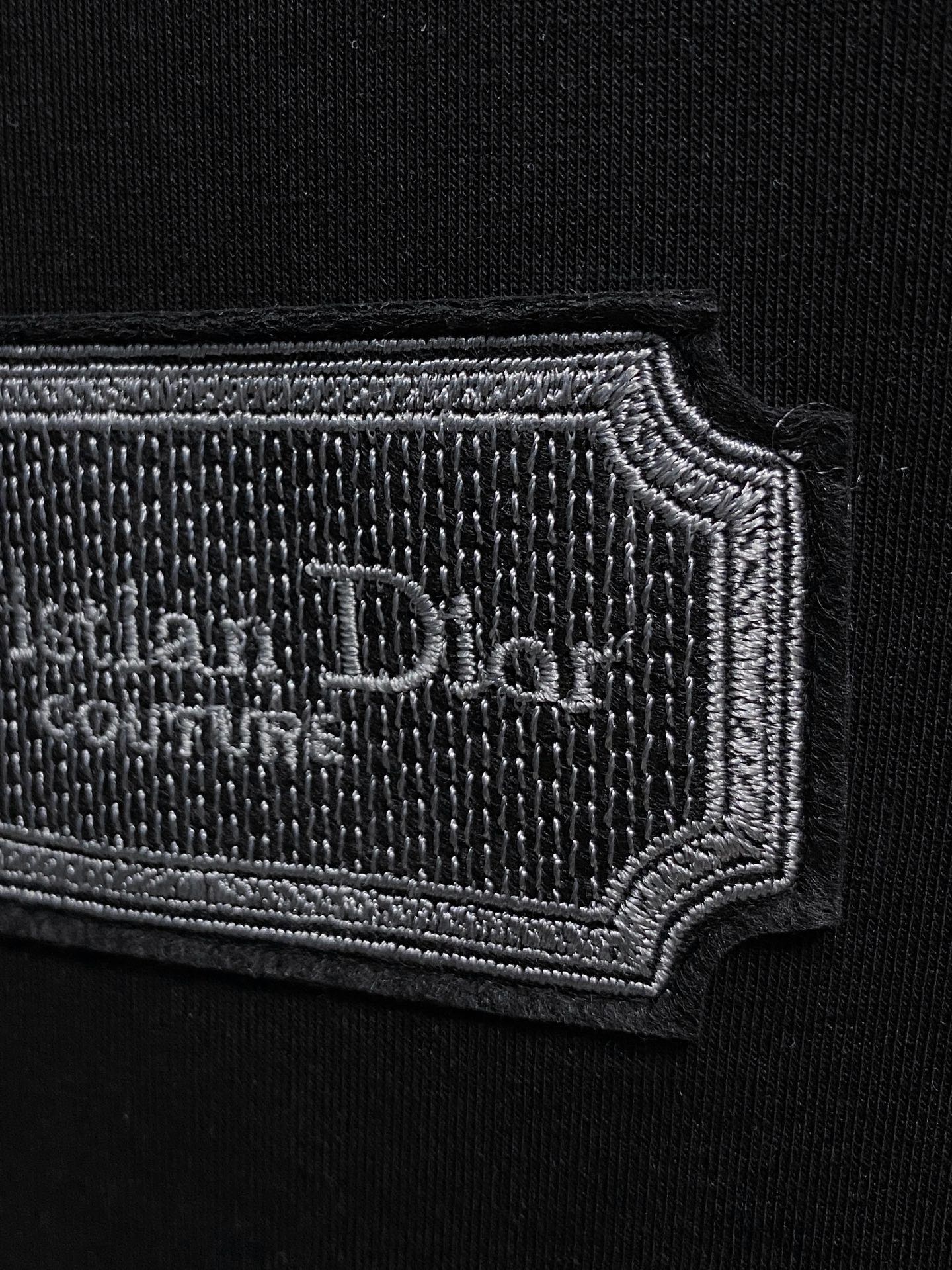Dior Male Hoodie Cotton Black Xs-s-m-l