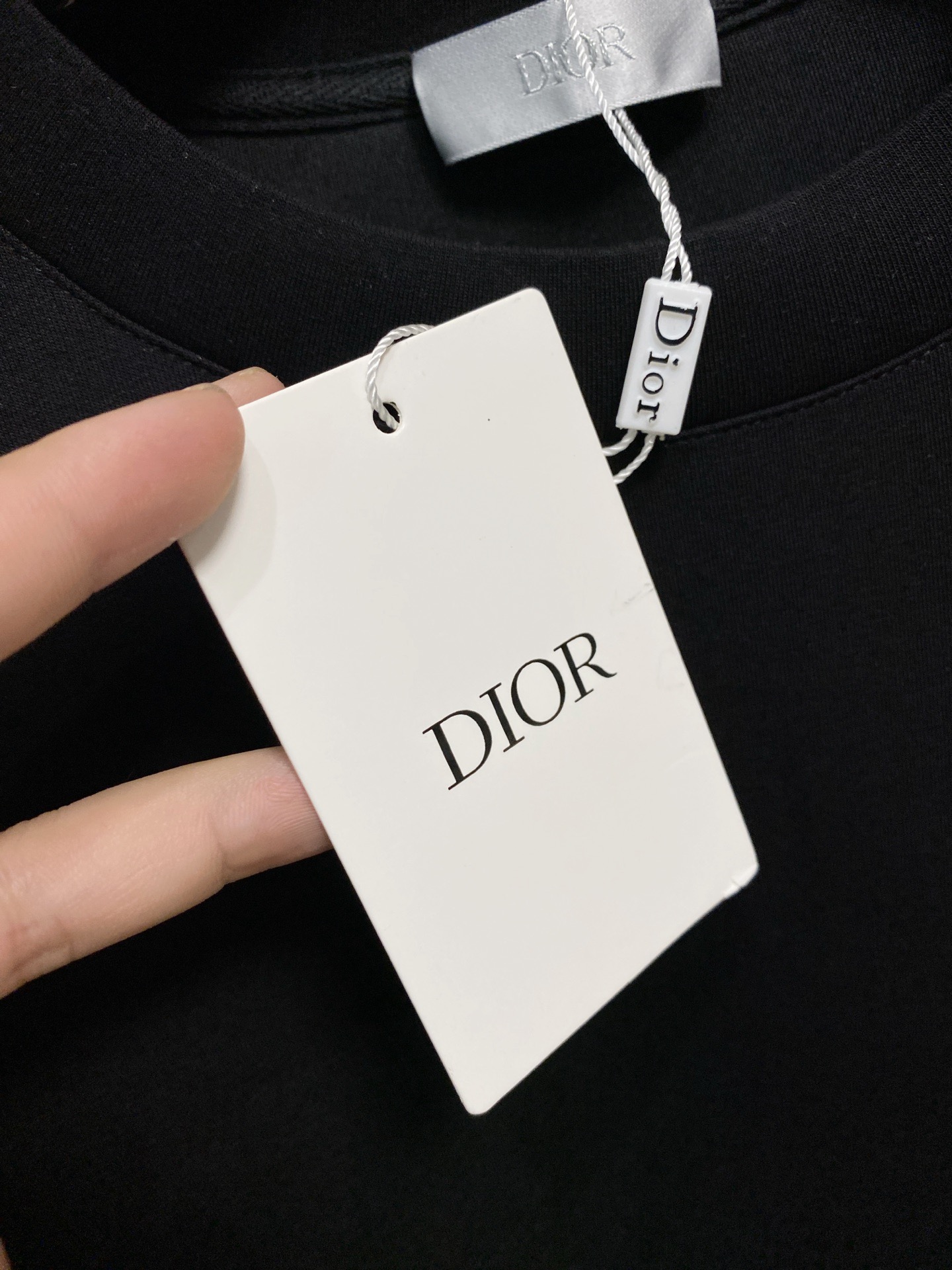 Dior Male Hoodie Cotton Black Xs-s-m-l