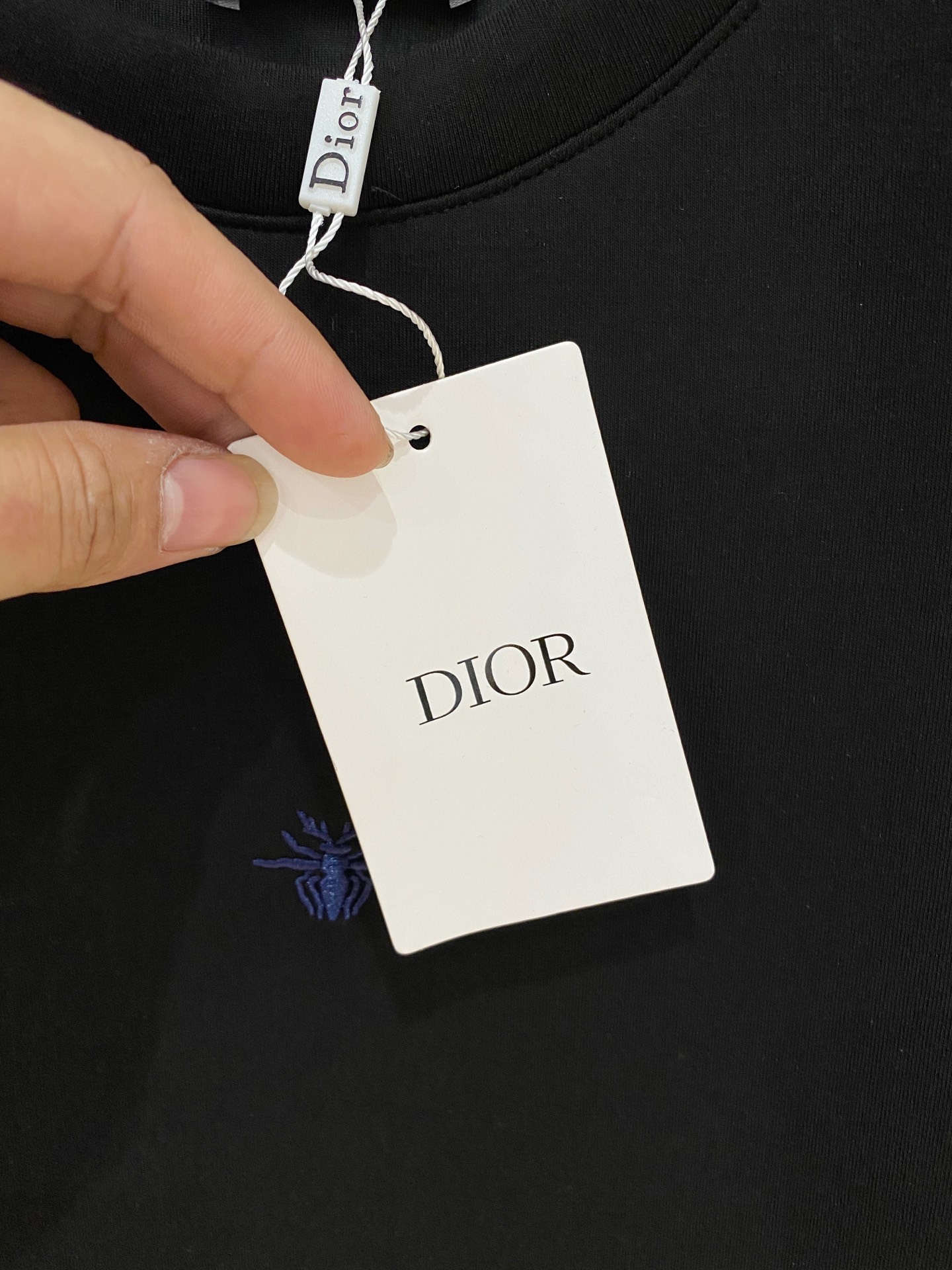 Dior Male Hoodie Cotton Black Xs-s-m-l