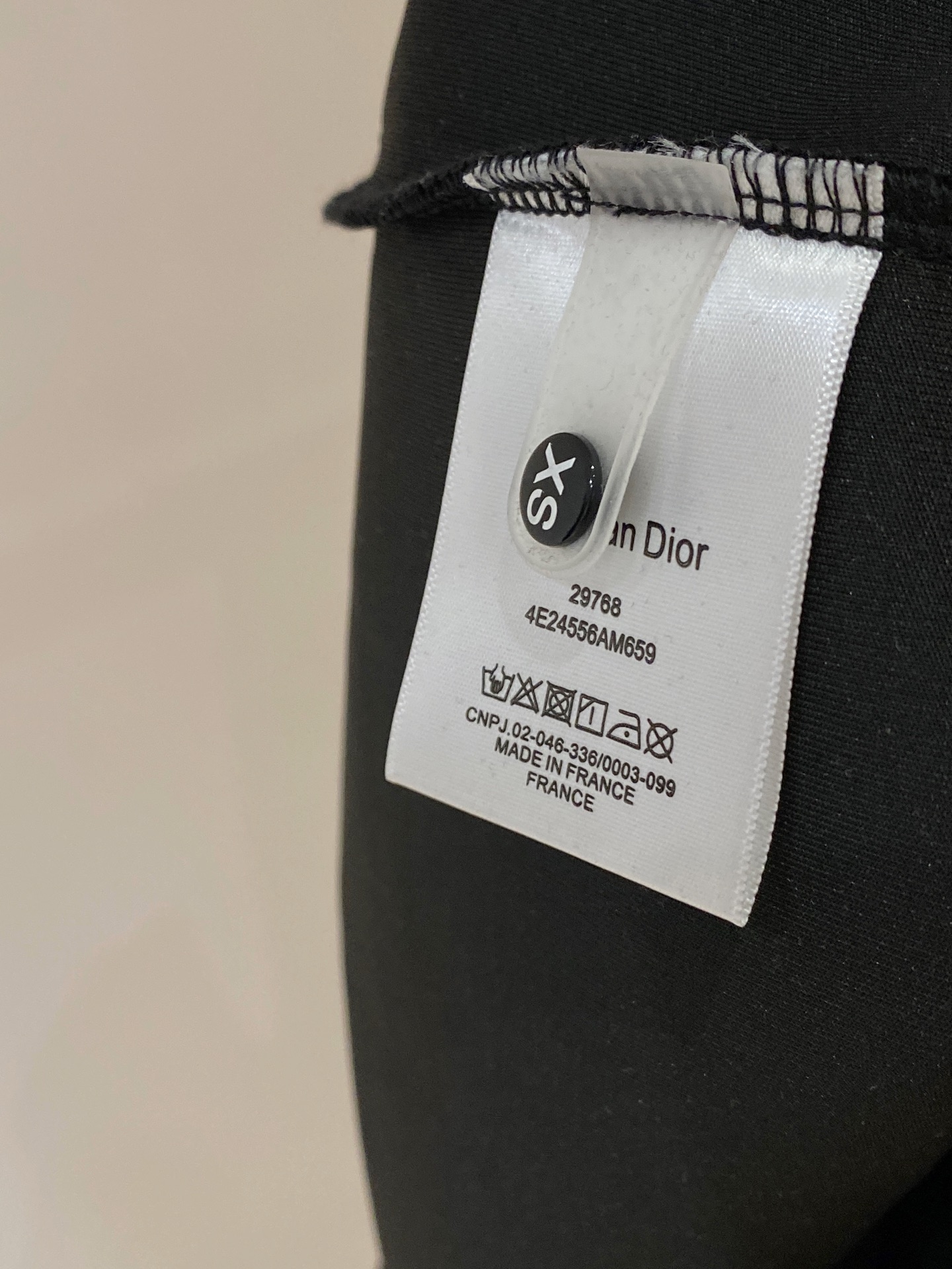 Dior Male Hoodie Cotton Black Xs-s-m-l