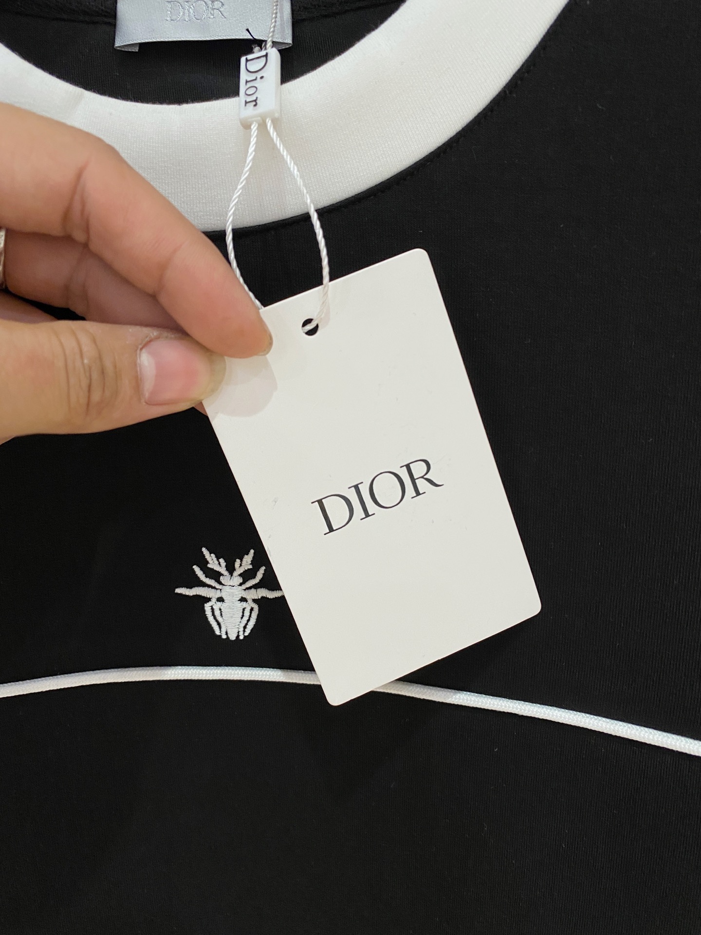 Dior Male Hoodie Cotton Black Xs-s-m-l