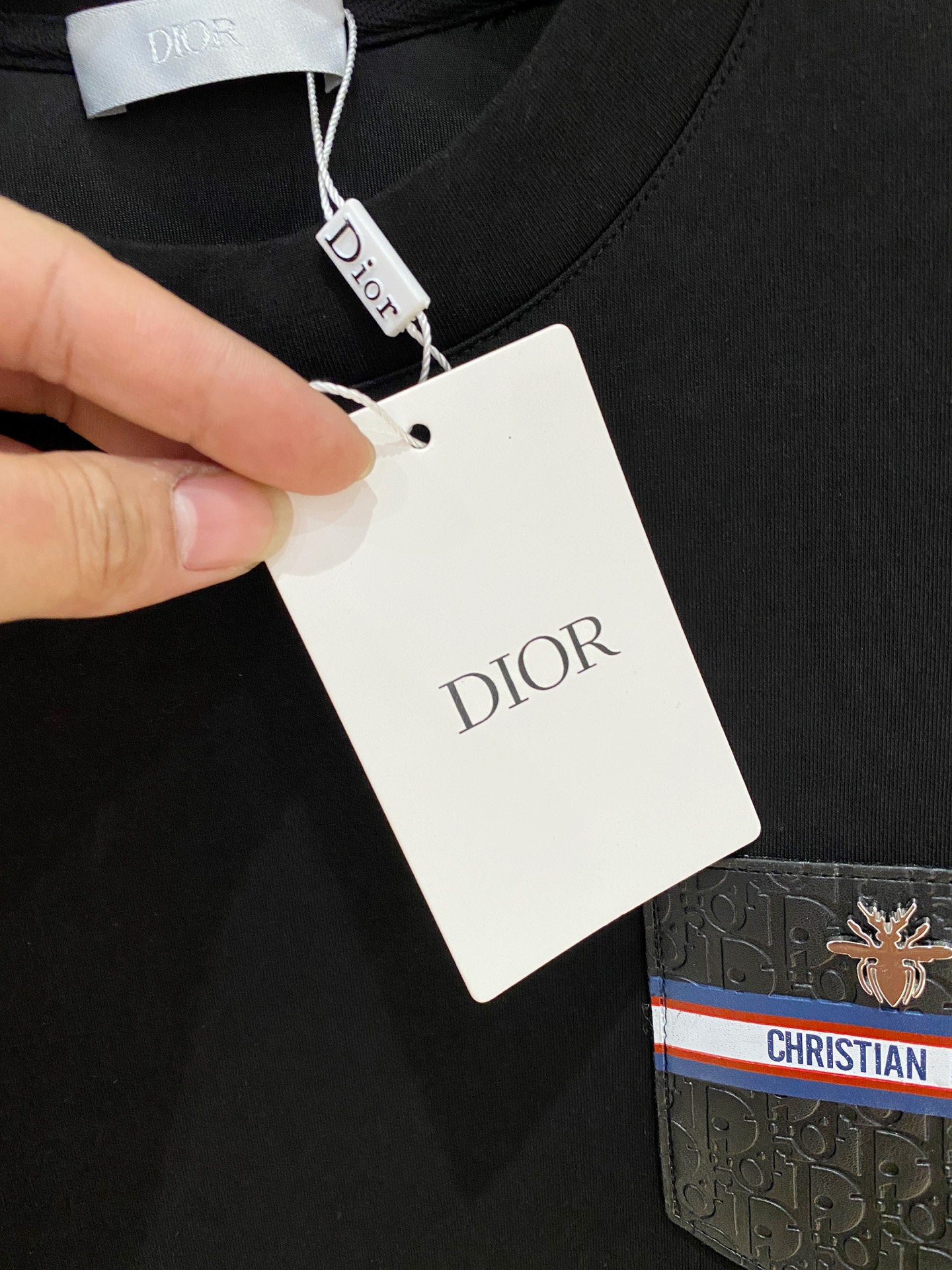 Dior Male Hoodie Cotton Black Xs-s-m-l