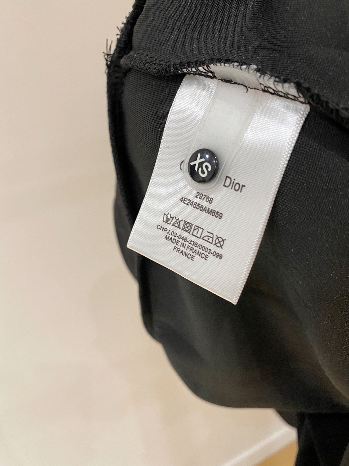 Dior Male Hoodie Cotton Black Xs-s-m-l