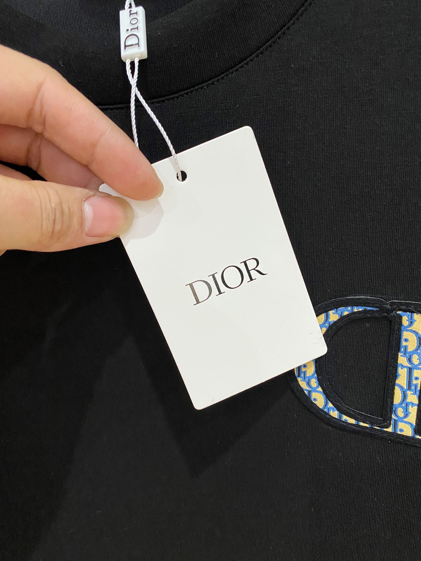 Dior Male Hoodie Cotton Black Xs-s-m-l
