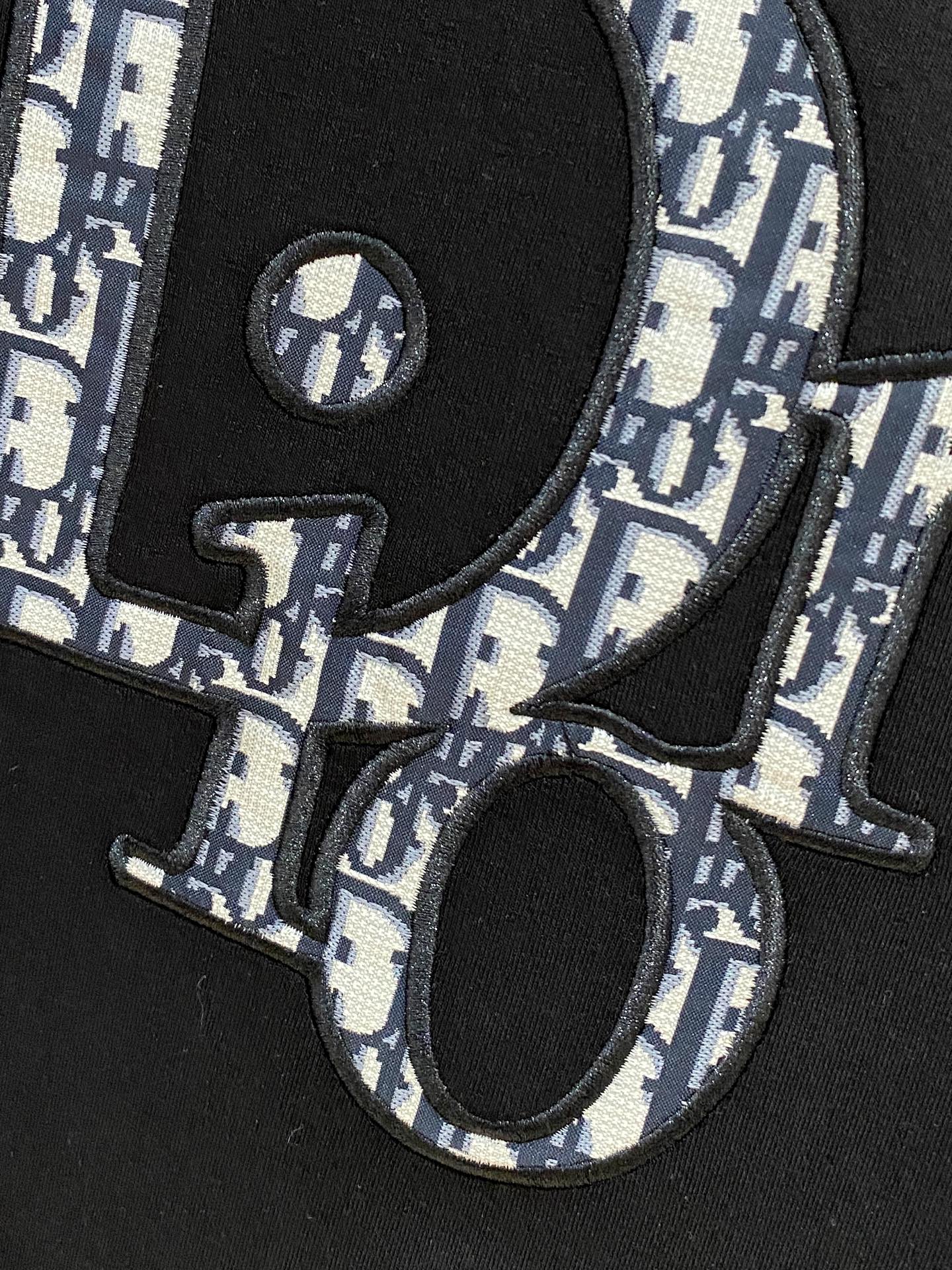 Dior Male Hoodie Cotton Black Xs-s-m-l