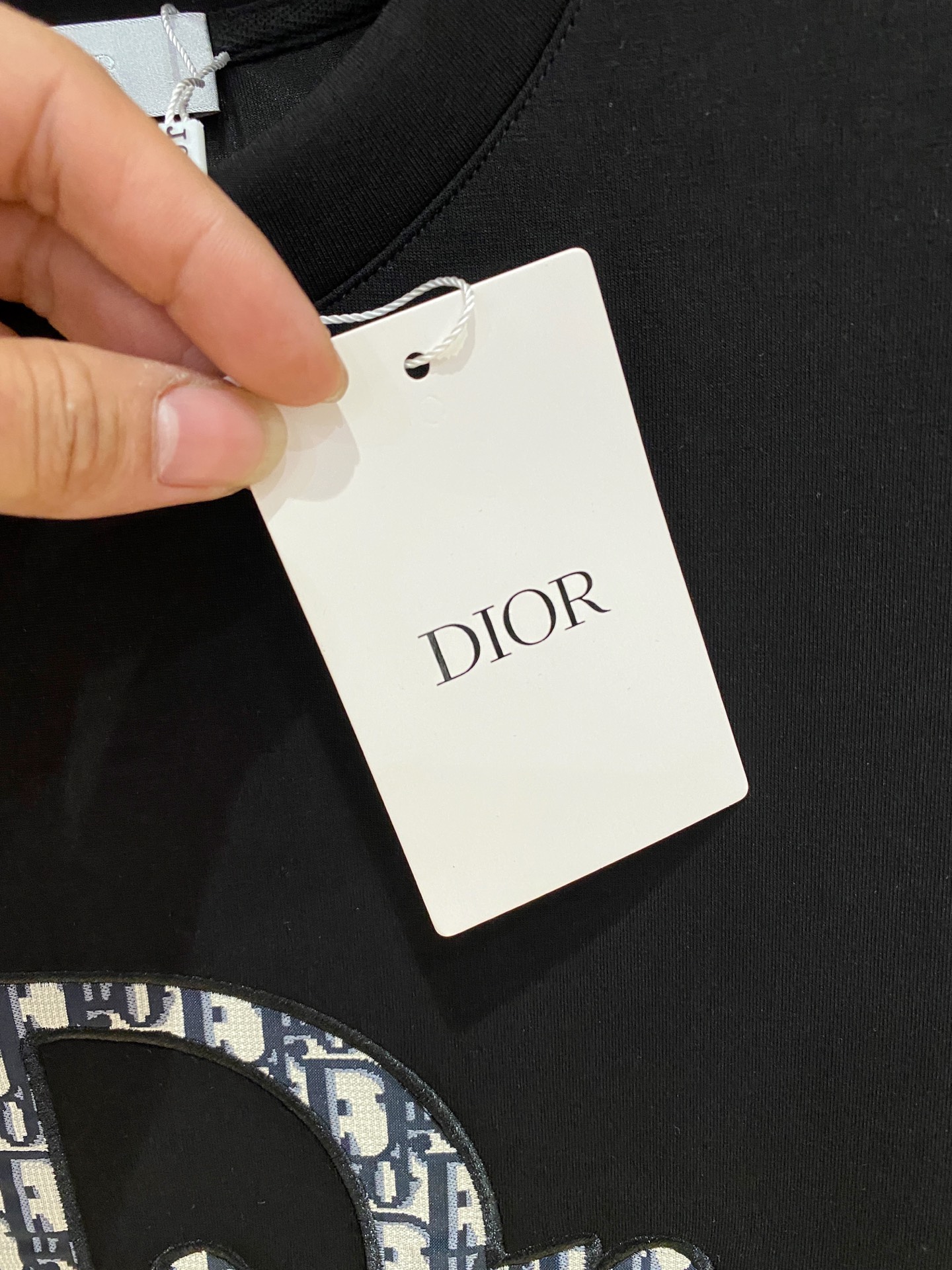 Dior Male Hoodie Cotton Black Xs-s-m-l