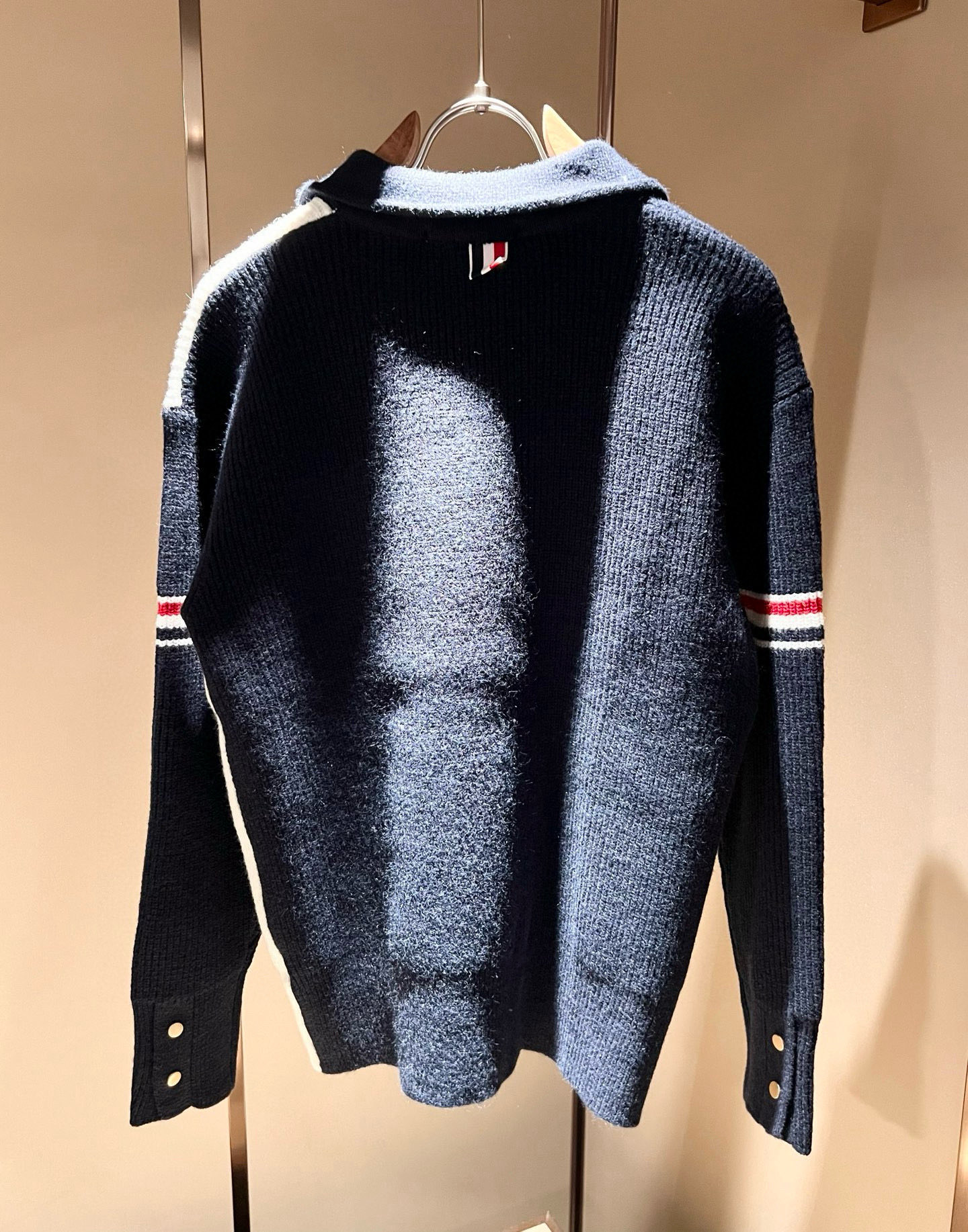 Thom Browne Couple Basic Clothing Wool Striped M-xl