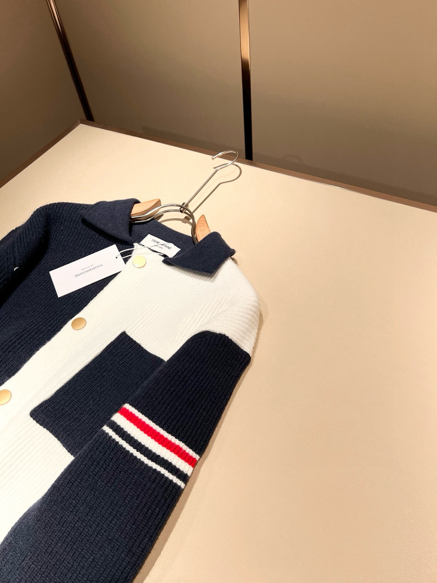 Thom Browne Couple Basic Clothing Wool Striped M-xl