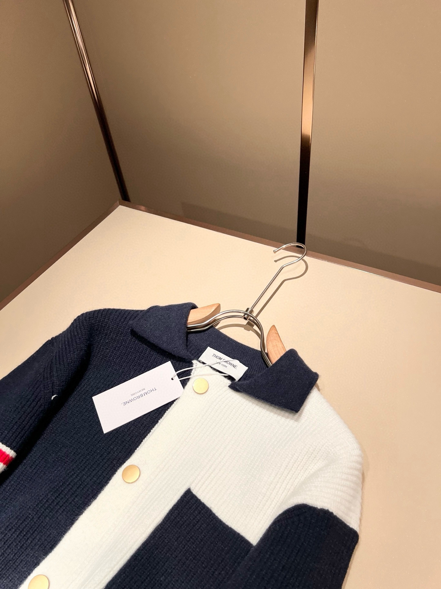 Thom Browne Couple Basic Clothing Wool Striped M-xl