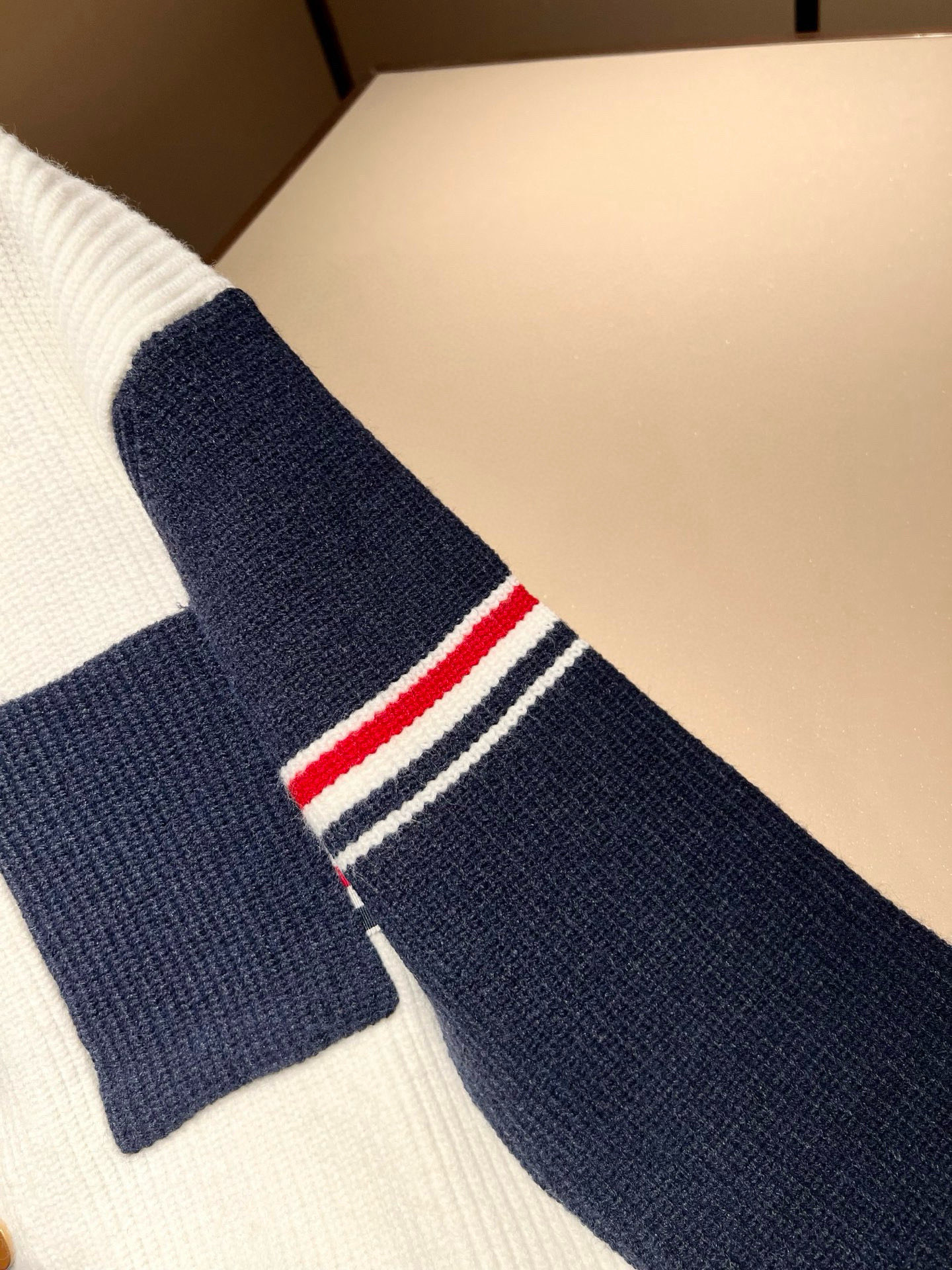 Thom Browne Couple Basic Clothing Wool Striped M-xl