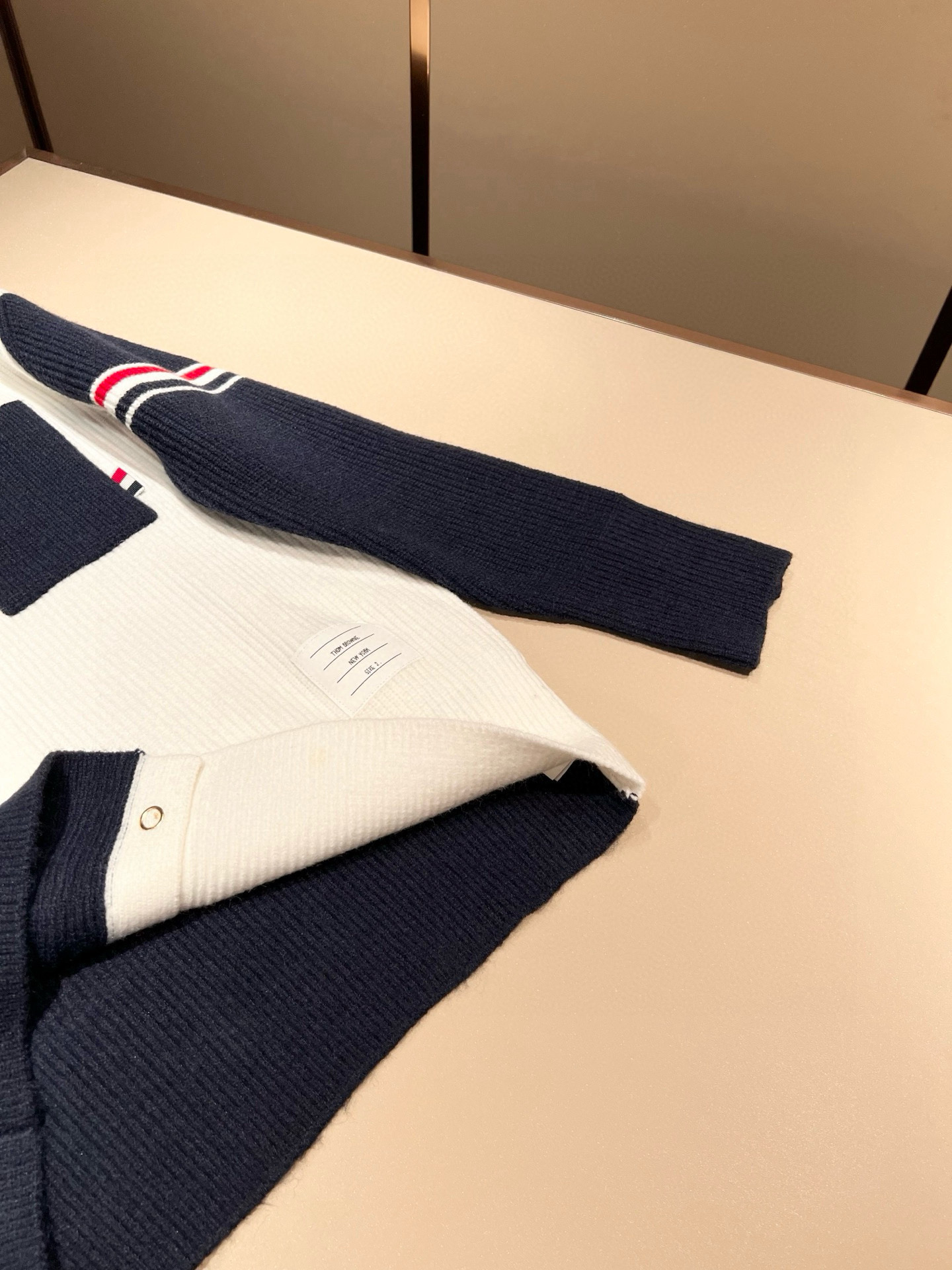 Thom Browne Couple Basic Clothing Wool Striped M-xl