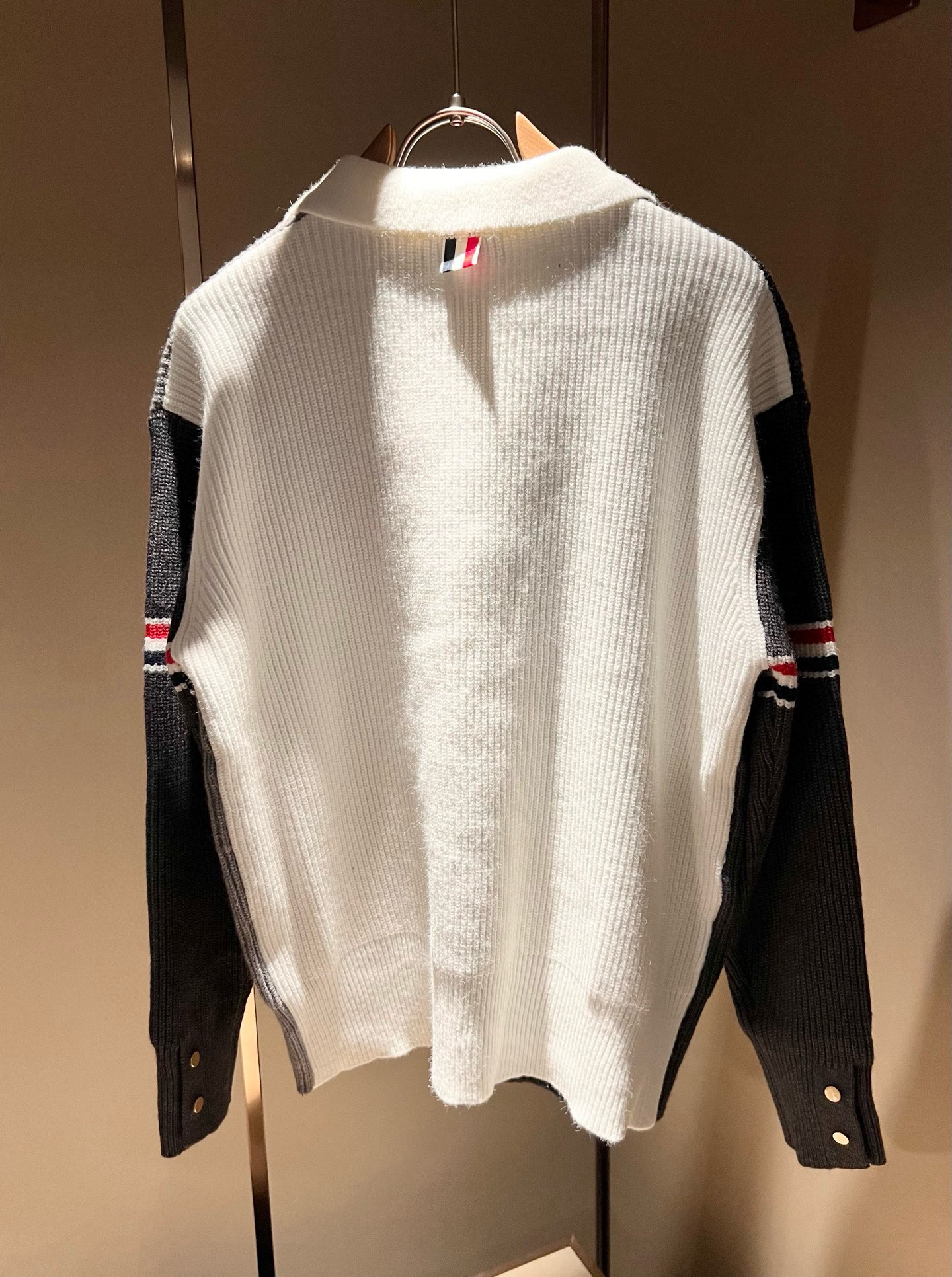 Thom Browne Couple Basic Clothing Wool Striped M-xl