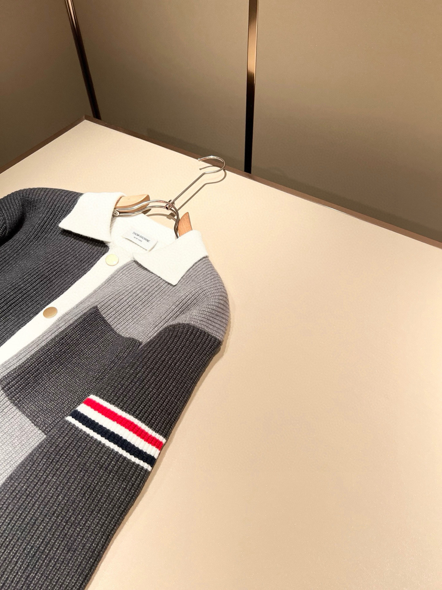 Thom Browne Couple Basic Clothing Wool Striped M-xl