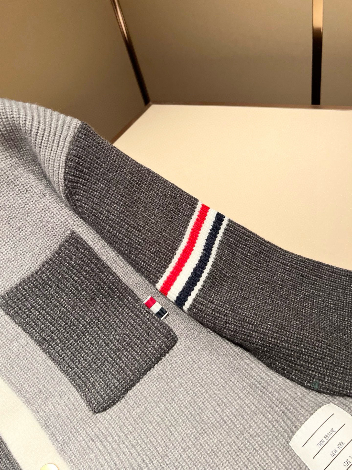 Thom Browne Couple Basic Clothing Wool Striped M-xl