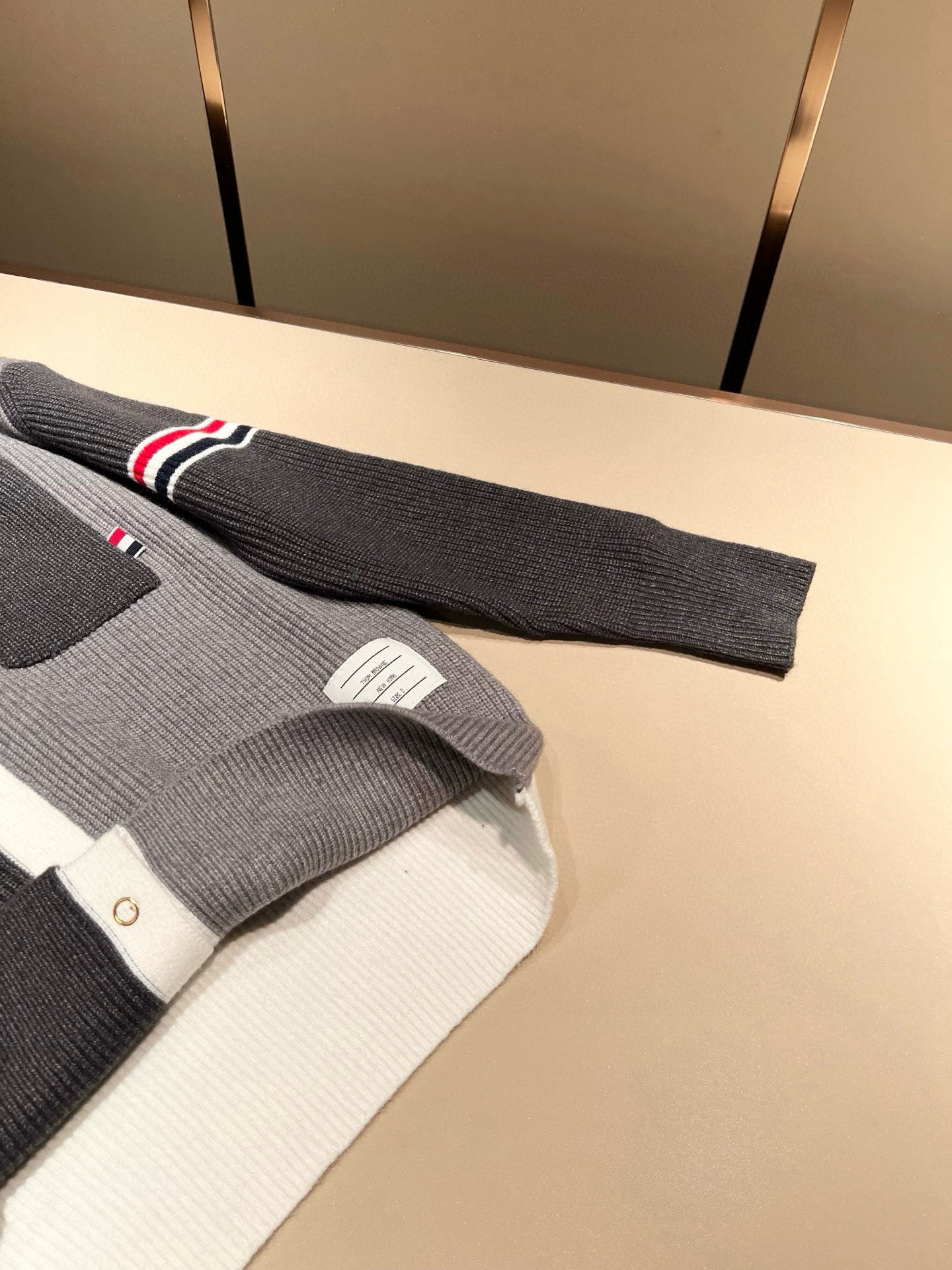 Thom Browne Couple Basic Clothing Wool Striped M-xl