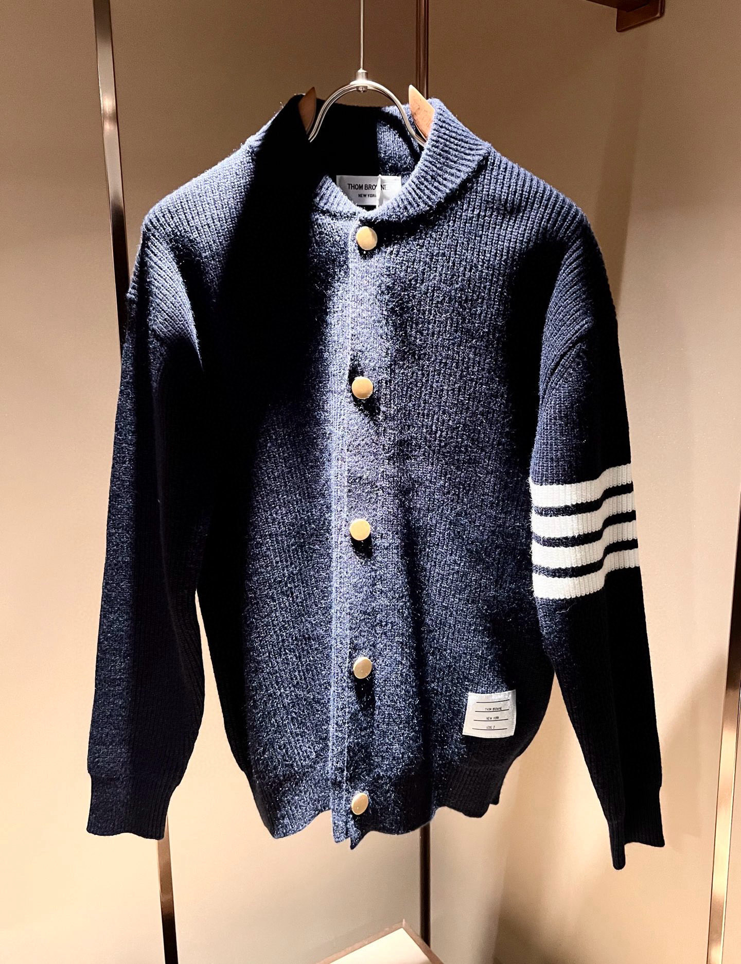 Thom Browne Couple Basic Clothing Wool Striped M-xl