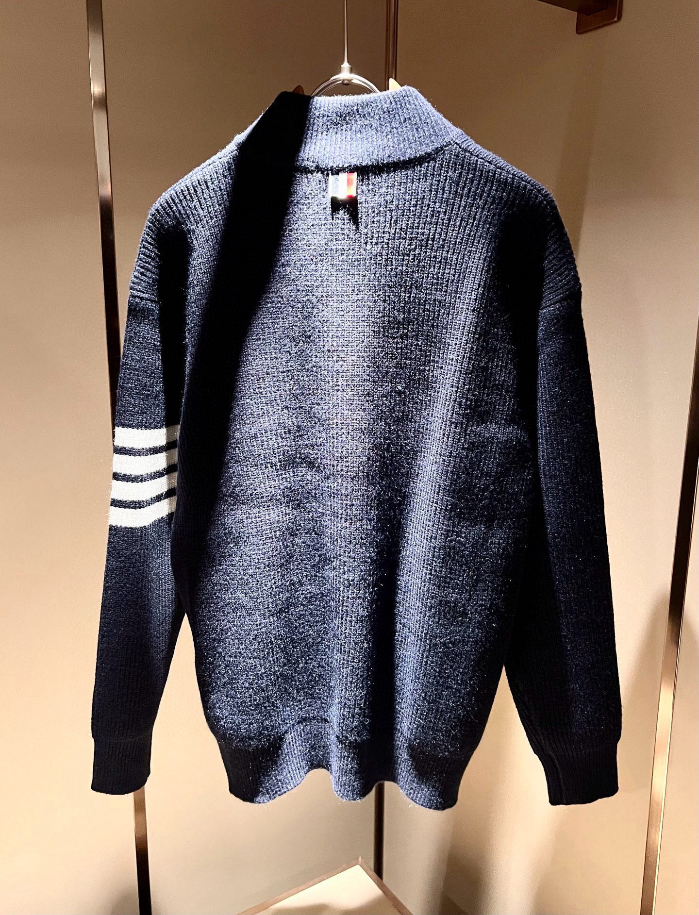 Thom Browne Couple Basic Clothing Wool Striped M-xl