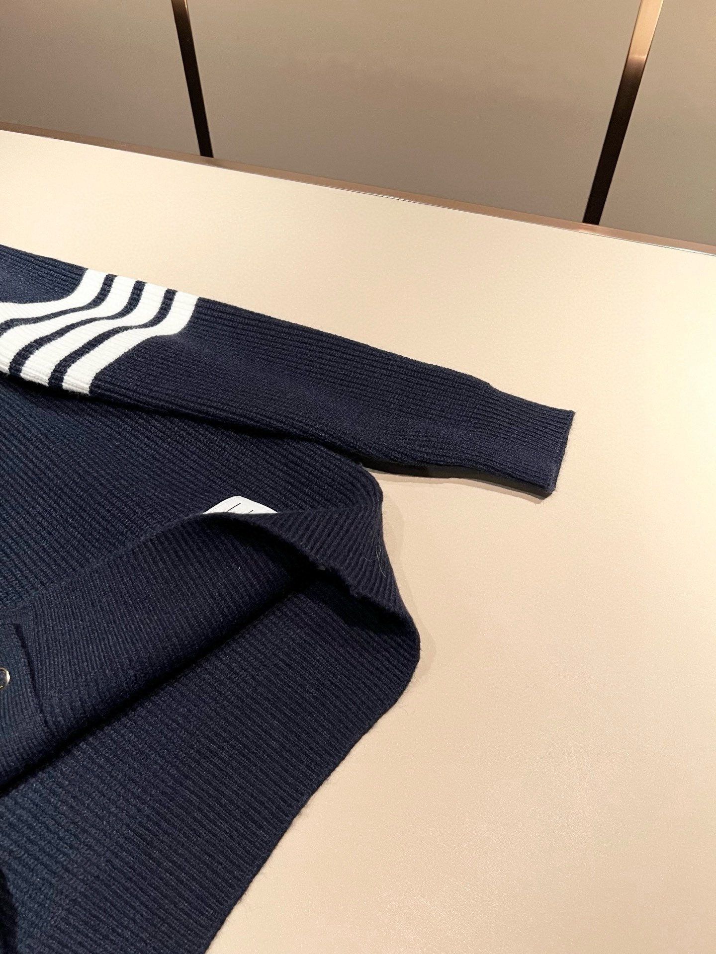 Thom Browne Couple Basic Clothing Wool Striped M-xl