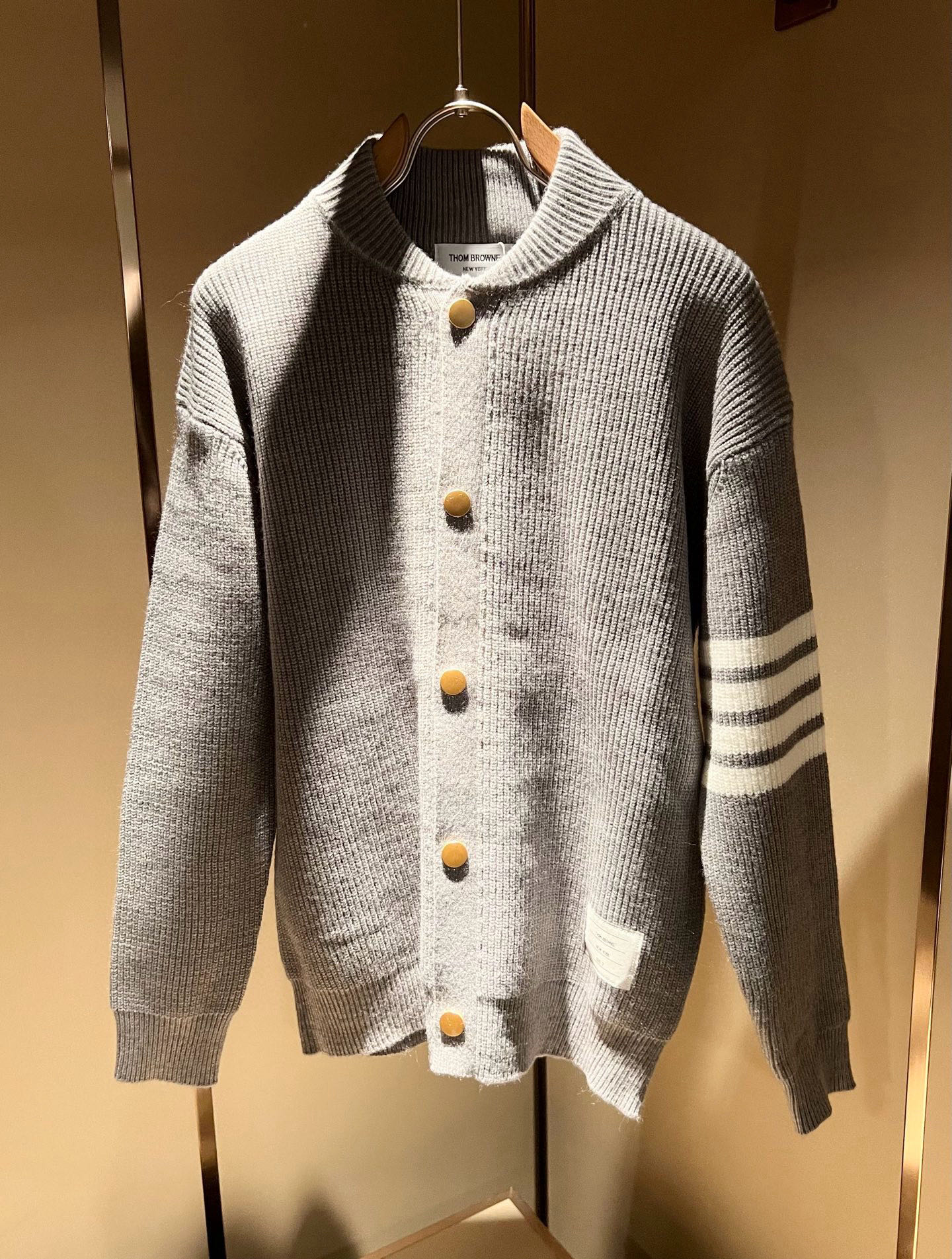 Thom Browne Couple Basic Clothing Wool Striped M-xl