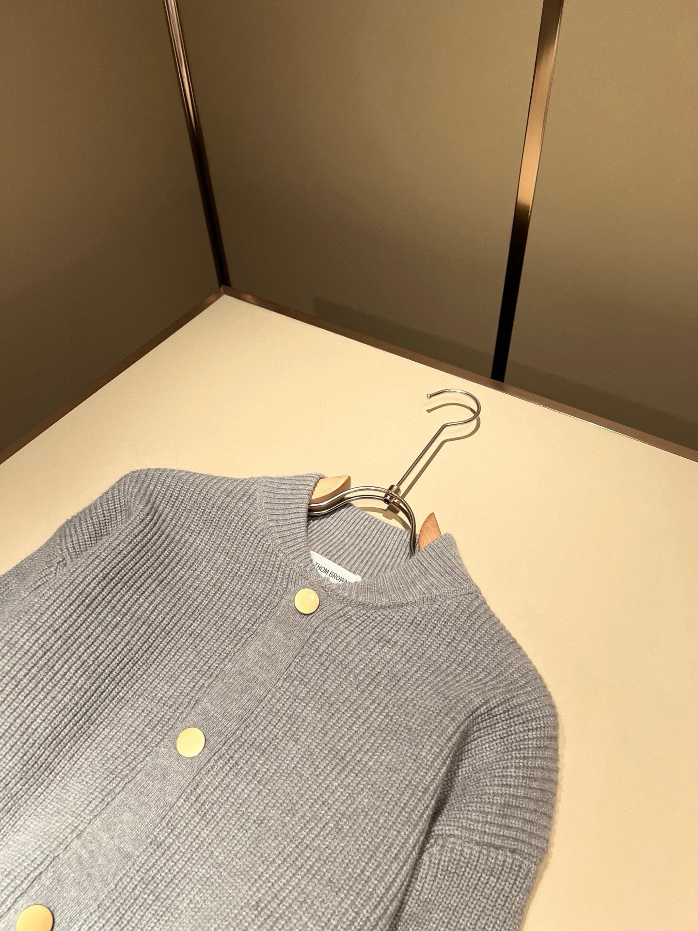Thom Browne Couple Basic Clothing Wool Striped M-xl