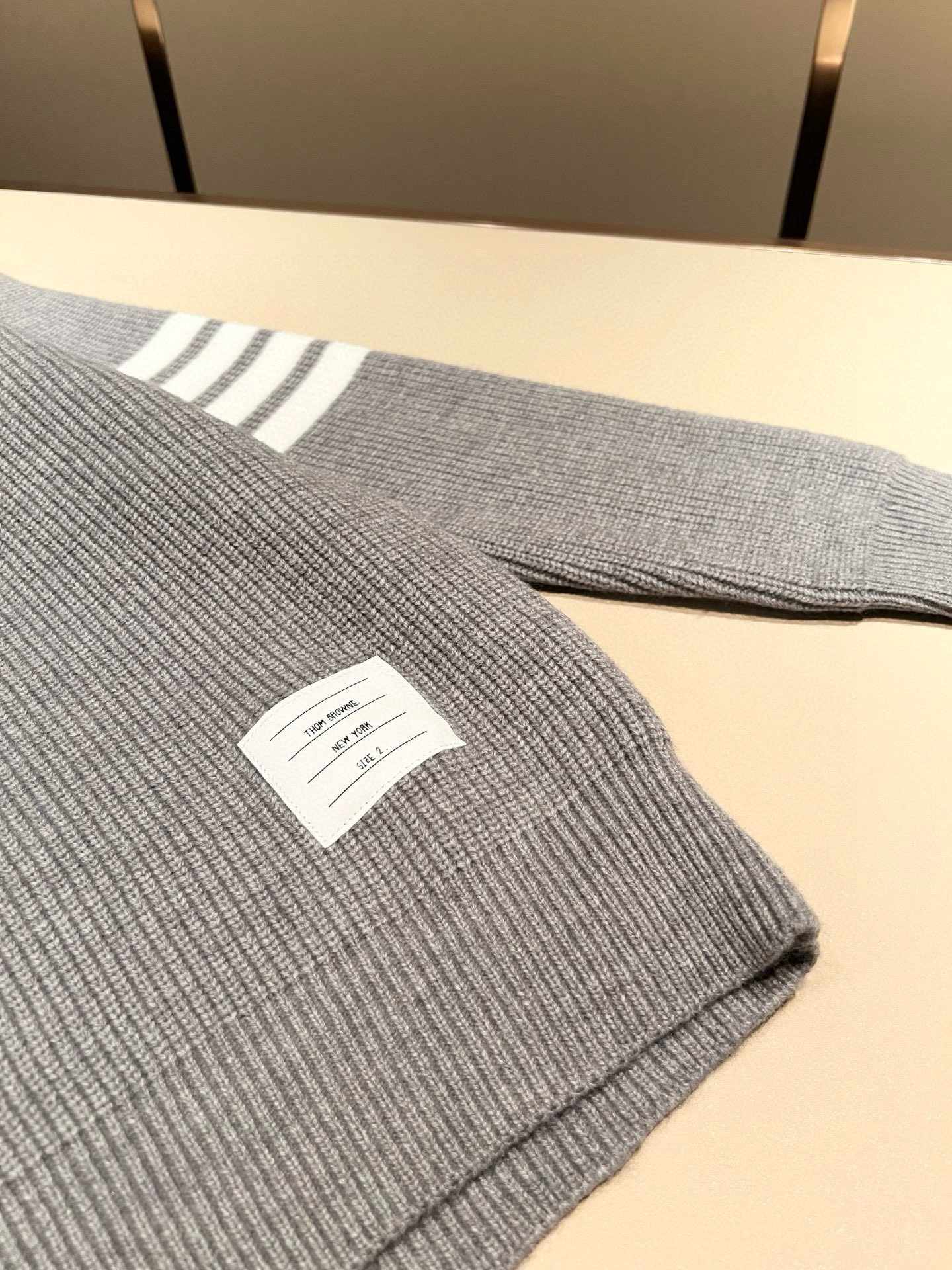 Thom Browne Couple Basic Clothing Wool Striped M-xl